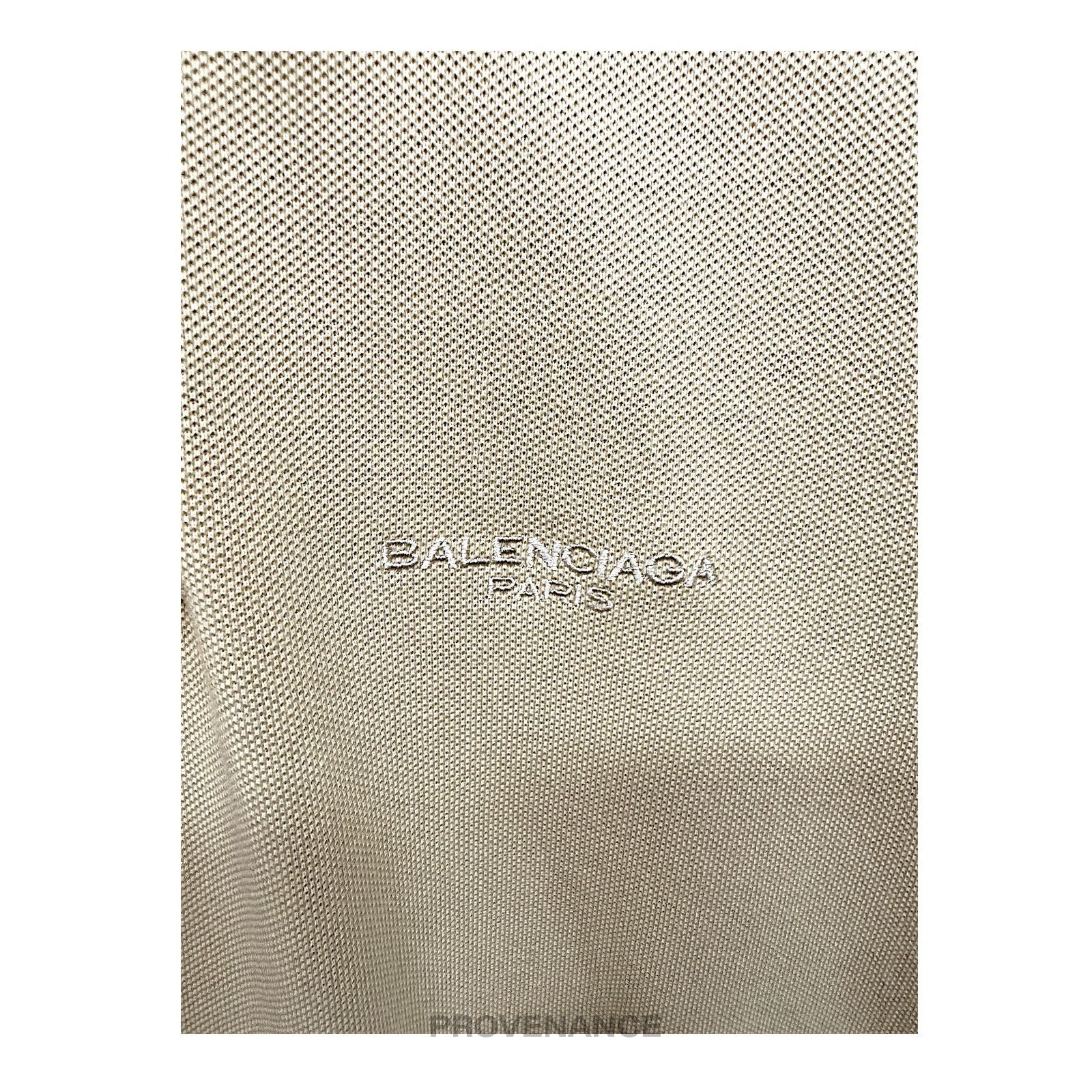 Balenciaga 🔴 Balenciaga Golf Long Sleeve Polo Shirt - Sand L Size US L / EU 52-54 / 3 - 7 Thumbnail