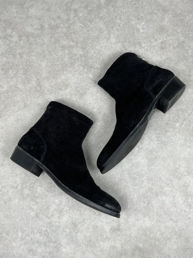 Hugo Boss Hugo Boss Black Suede Leather Boots Size US 10 / EU 43 - 3 Thumbnail
