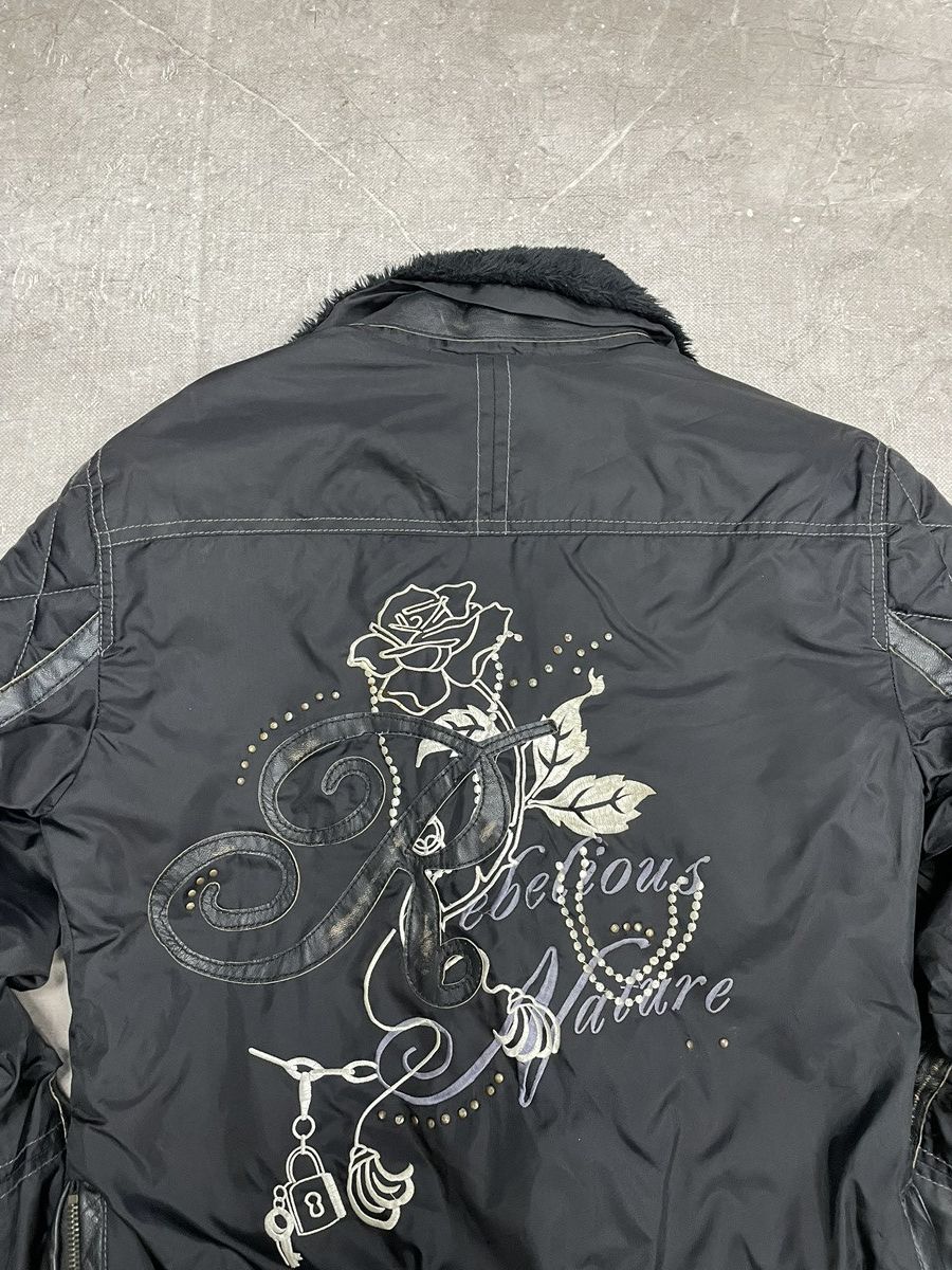 If Six Was Nine Rare fur black opium hysteric glamour style biker jacket 🧥 Size US M / EU 48-50 / 2 - 11 Thumbnail