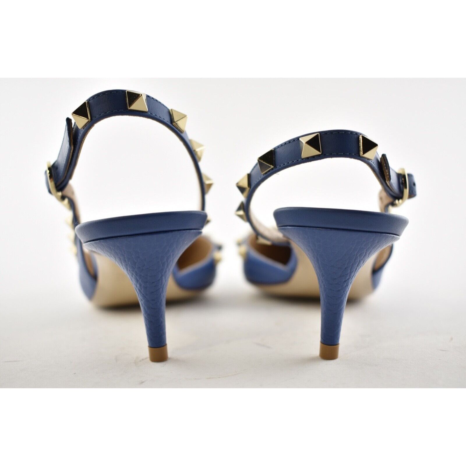 Valentino Rockstud 50 Stud Slingback Strap Sandal Kitten Heel Pump 38 Size US 8 / IT 38 - 10 Thumbnail