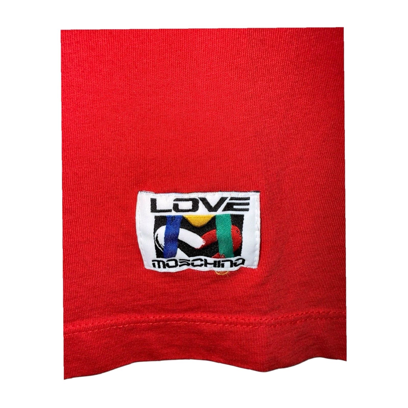 Moschino Moschino Love Red Globe T Shirt M Men Size Medium Regular Color Red Shirt Size US M / EU 48-50 / 2 - 4 Thumbnail