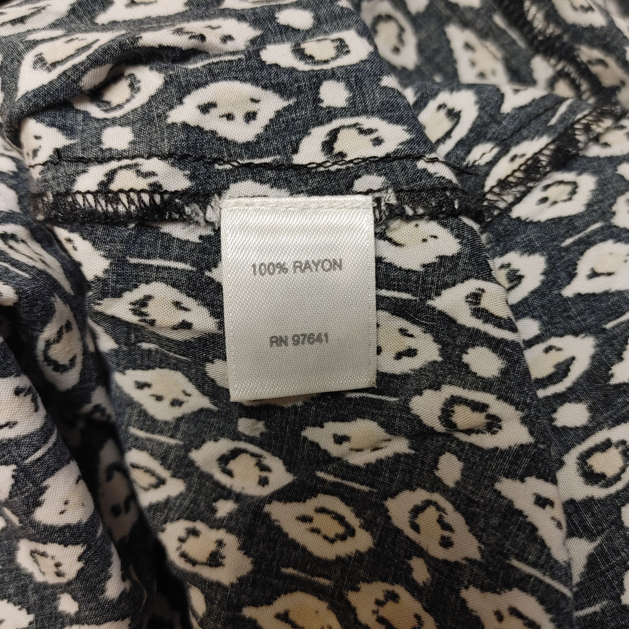 Other J. Jill Women's Black & White Button Down Sleeveless Top S Size S / US 4 / IT 40 - 4 Thumbnail