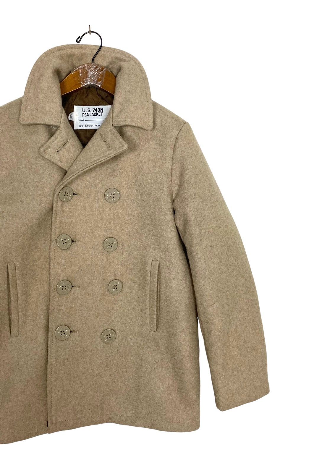 Schott Rare‼️ Vintage Schott U.s. 740N Pea Jacket Made in Usa Size S / US 4 / IT 40 - 2 Thumbnail