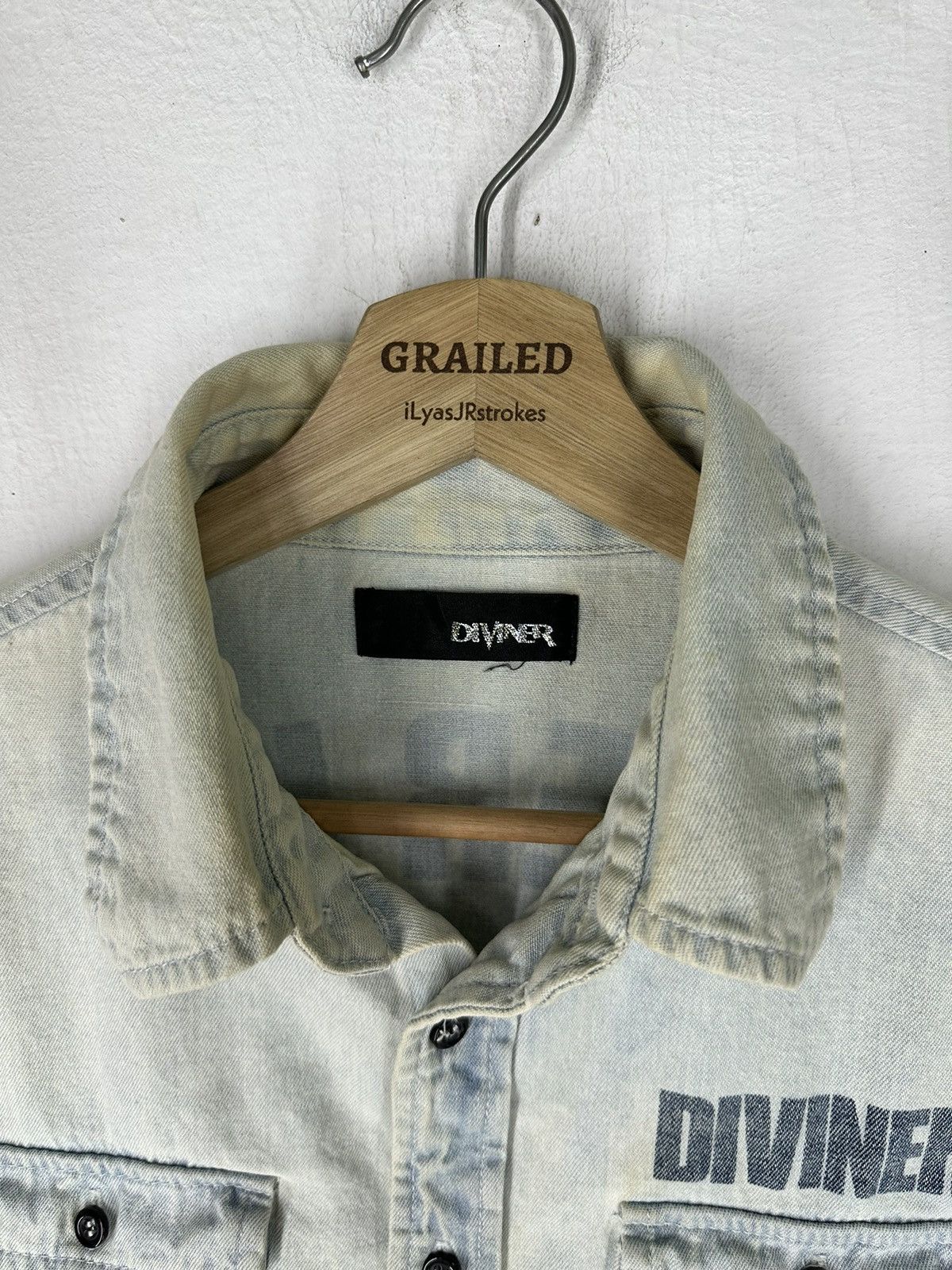 Japanese Brand Vintage 90's Diviner Japan Mad Brute Factory Long Sleeve Size US M / EU 48-50 / 2 - 5 Thumbnail