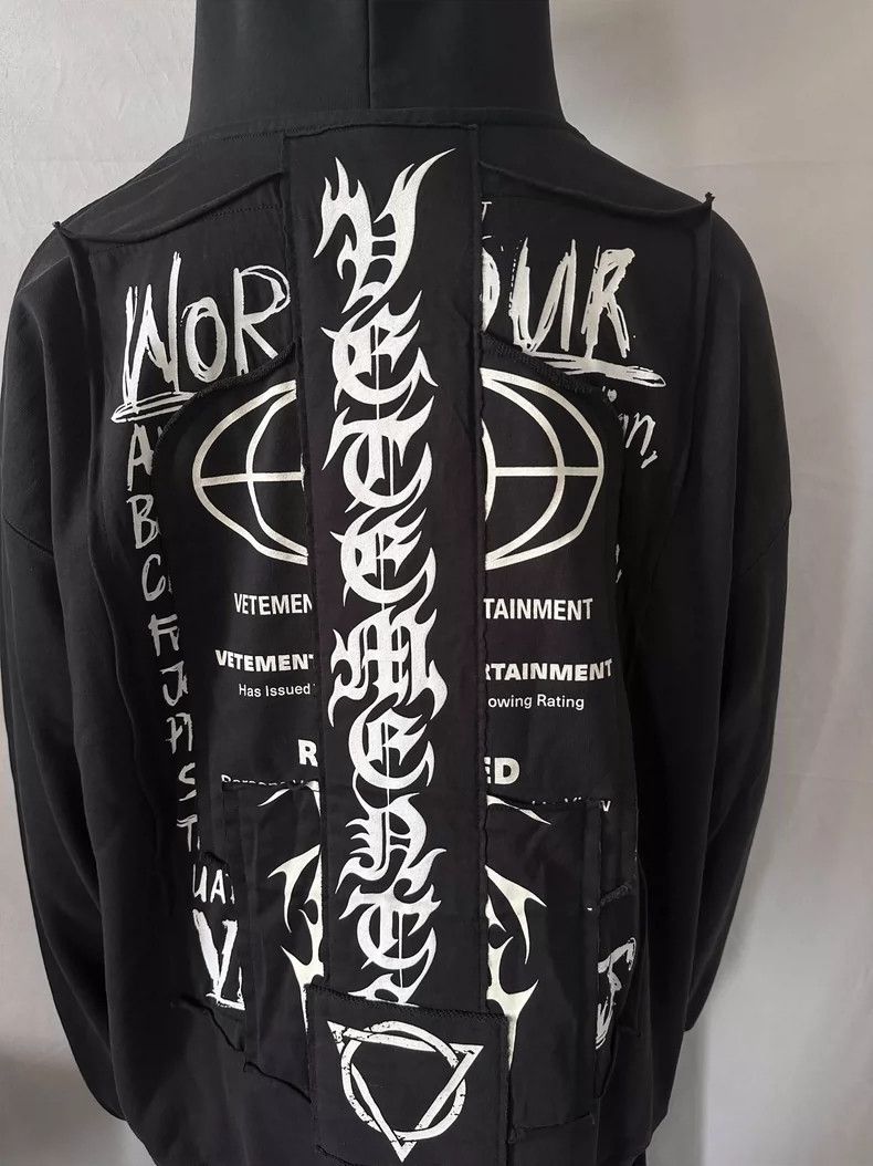 Vetements Vetements Patchwork Hoodie Size US S / EU 44-46 / 1 - 4 Thumbnail
