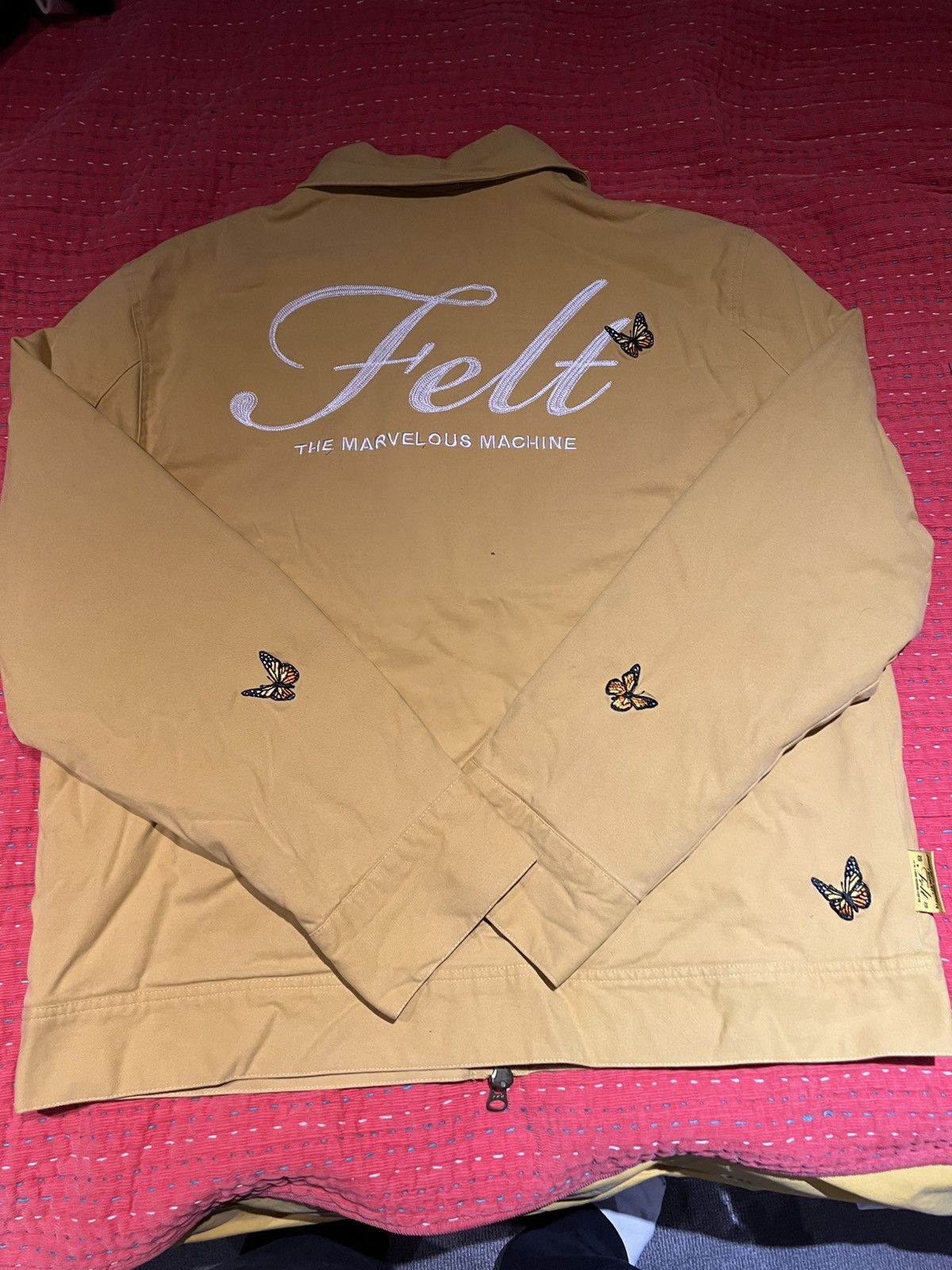 FELT FELT yellow butterfly garden jacket Size US XL / EU 56 / 4 - 5 Thumbnail