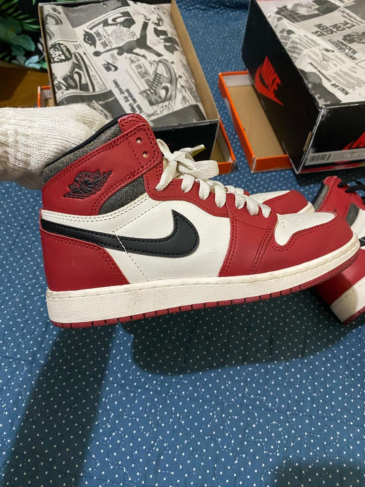 Jordan Brand × Nike Air Jordan 1 Lost And Found Size US 4.5 / IT 34.5 - 3 Thumbnail