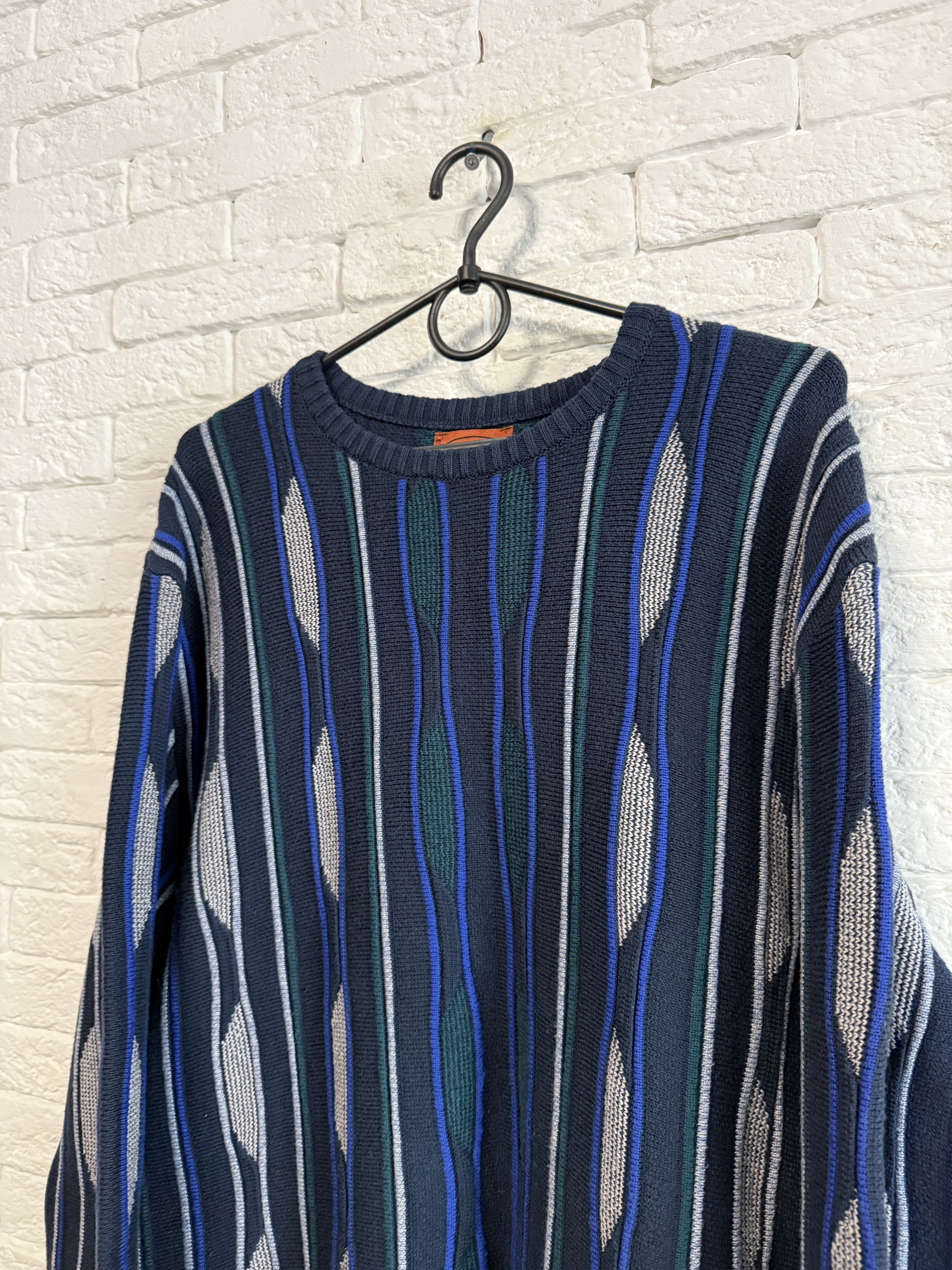 Missoni Rare Abstract Sweater Missoni made In Italy Sz XL Size US XL / EU 56 / 4 - 2 Thumbnail