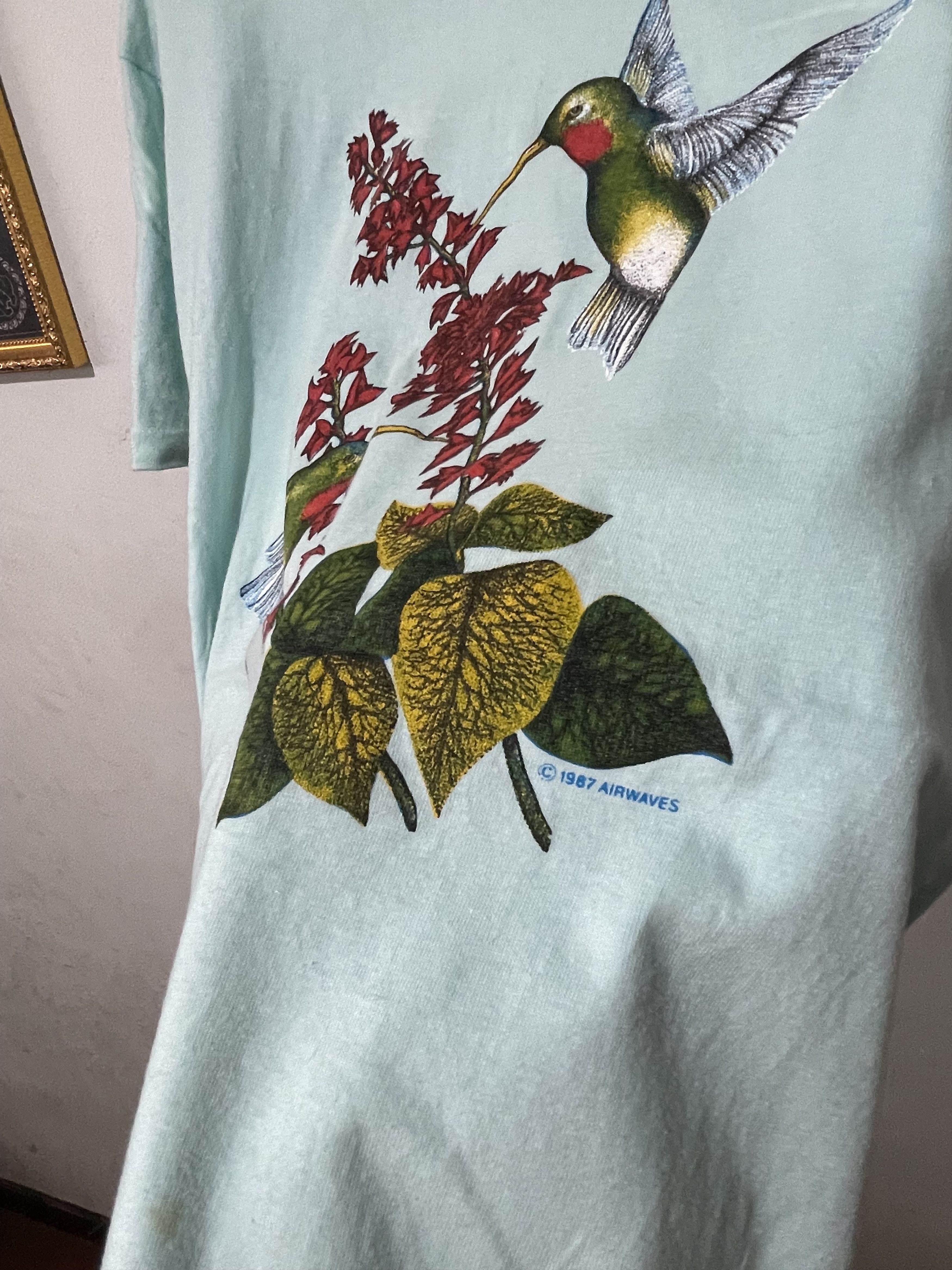 Vintage Vintage 80s Hummingbird Shirt Size US M / EU 48-50 / 2 - 3 Thumbnail