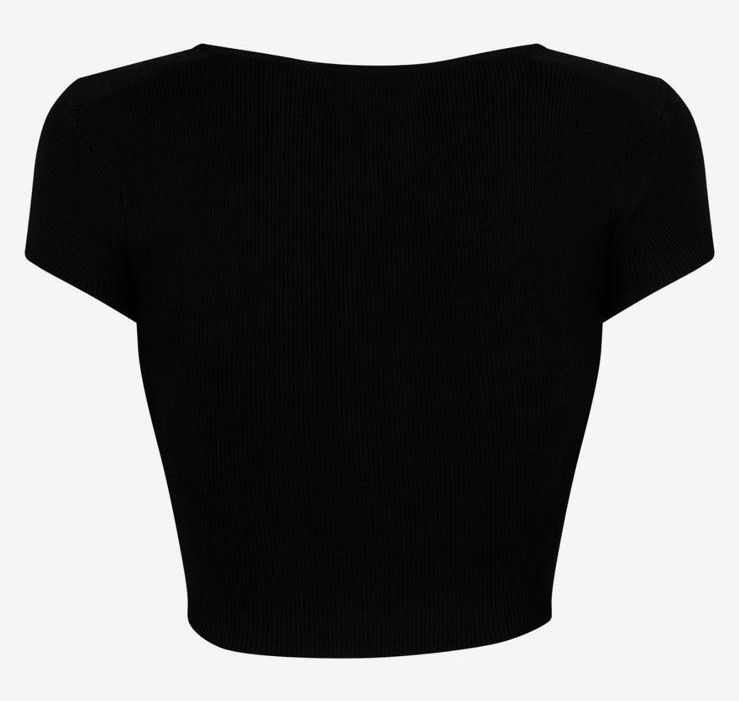 Celine HEART CROP T- SHIRT Size XS / US 0-2 / IT 36-38 - 2 Thumbnail
