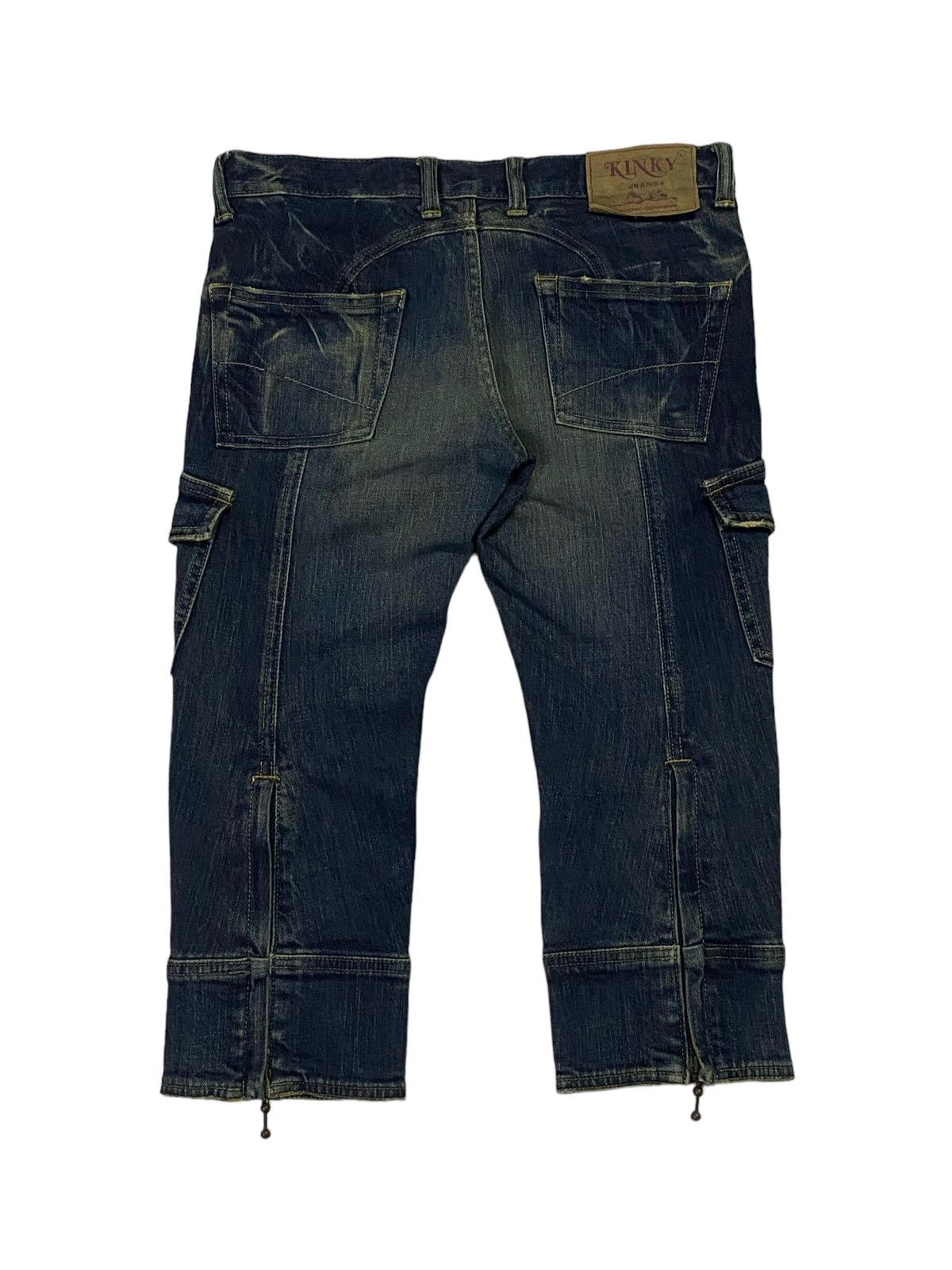 Hysteric Glamour Hysteric Glamour Strechable 3 Quarters Cargo Jeans Size 28" / US 6 / IT 42 - 3 Thumbnail
