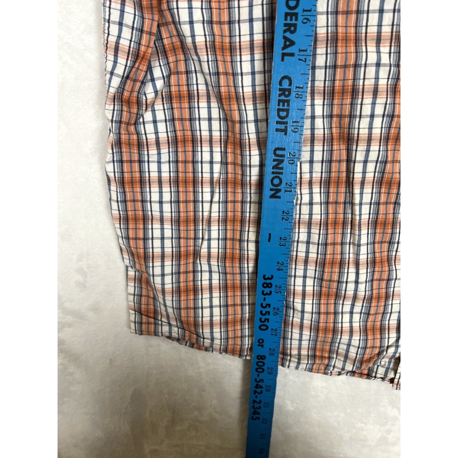 Sideout VINTAGE Sideout Short Sleeve Plaid Button Up Shirt XL Orange Mens Summer Casual Y2K Surf Size US XL / EU 56 / 4 - 3 Thumbnail