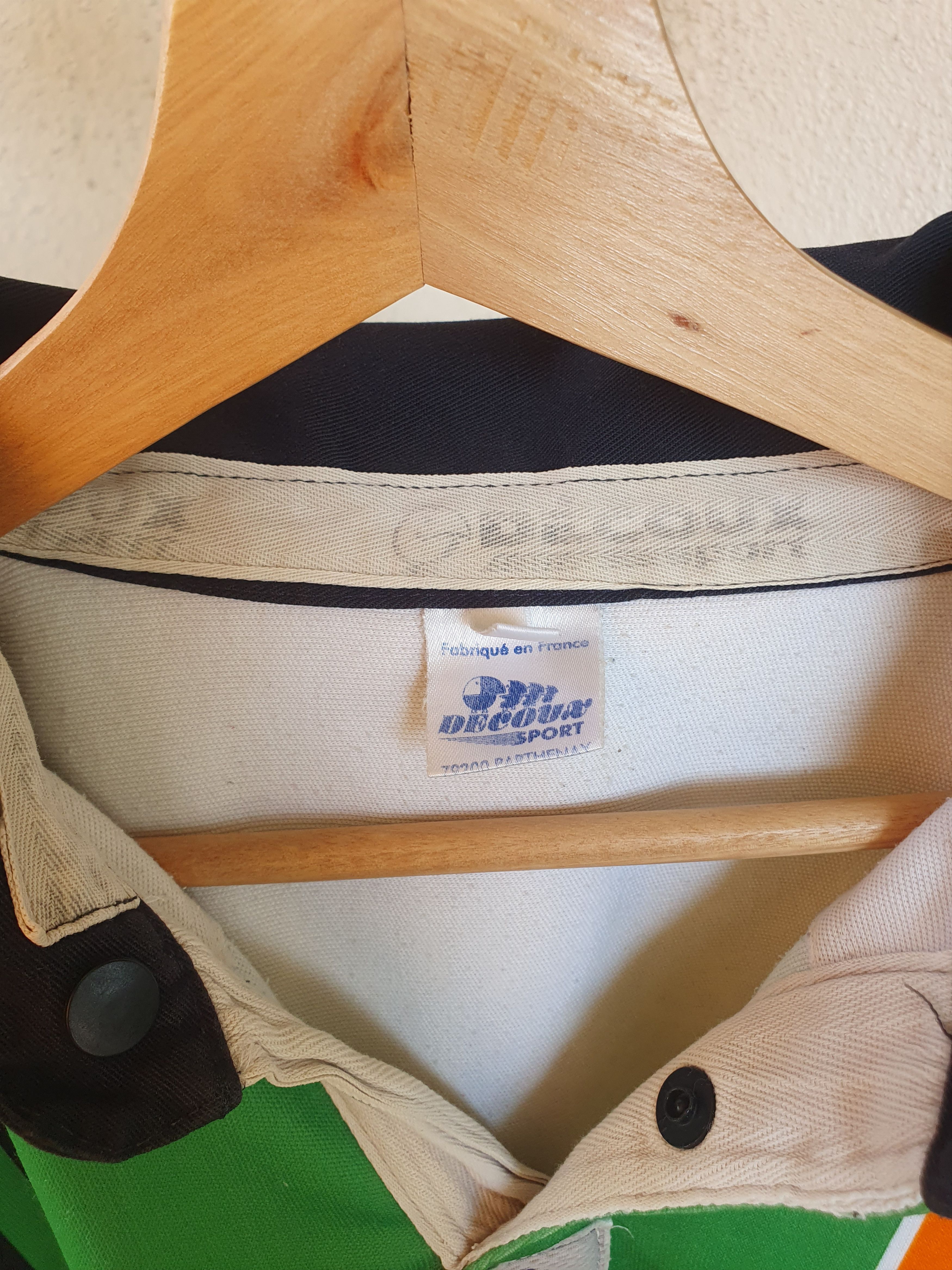 Vintage Decoux Sport Vintage Made in France Rugby Jersey sz XL Size US XL / EU 56 / 4 - 7 Thumbnail