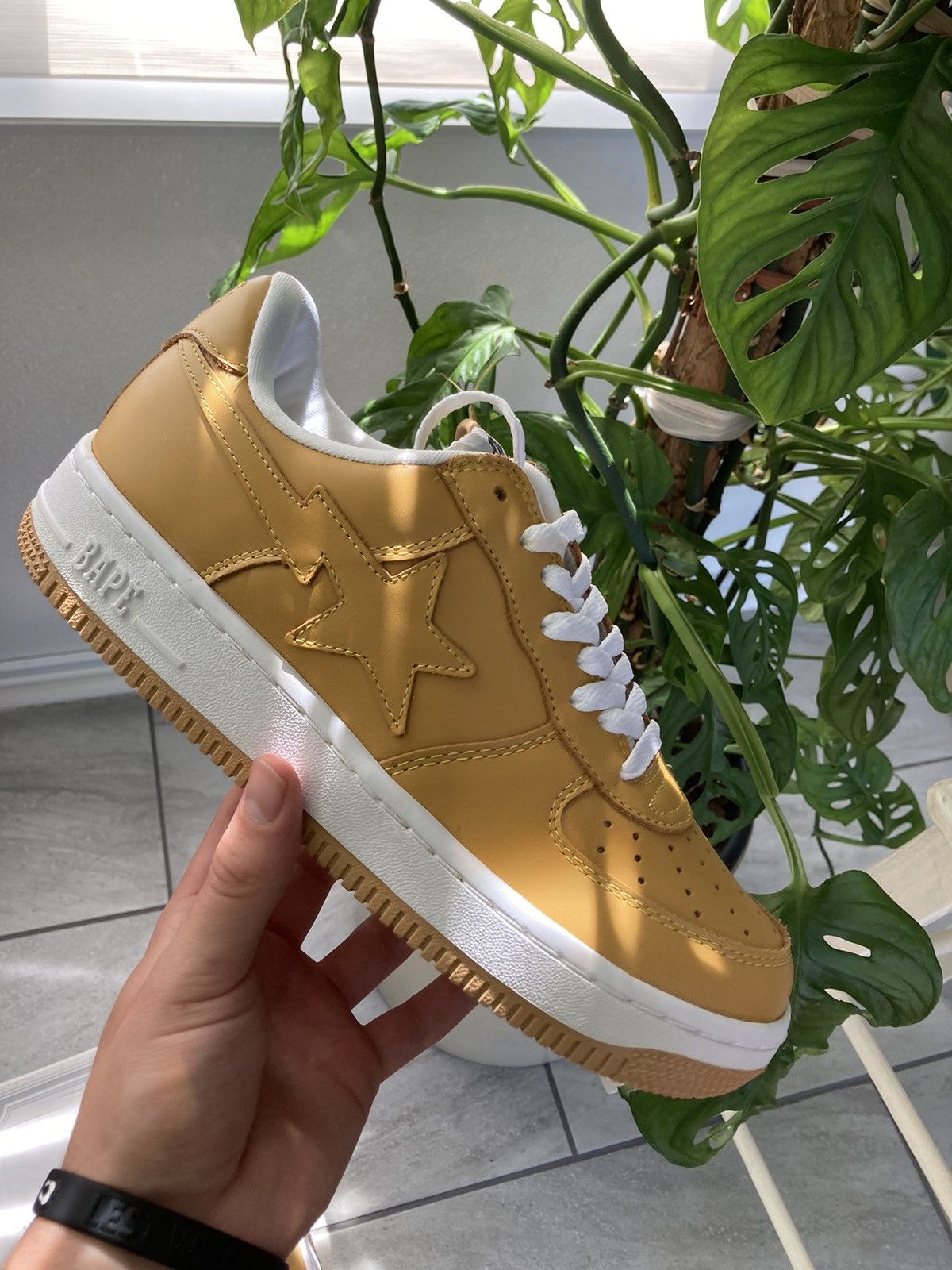 Bape Leather Bape Sta (2009) Size US 9.5 / EU 42-43 - 3 Thumbnail