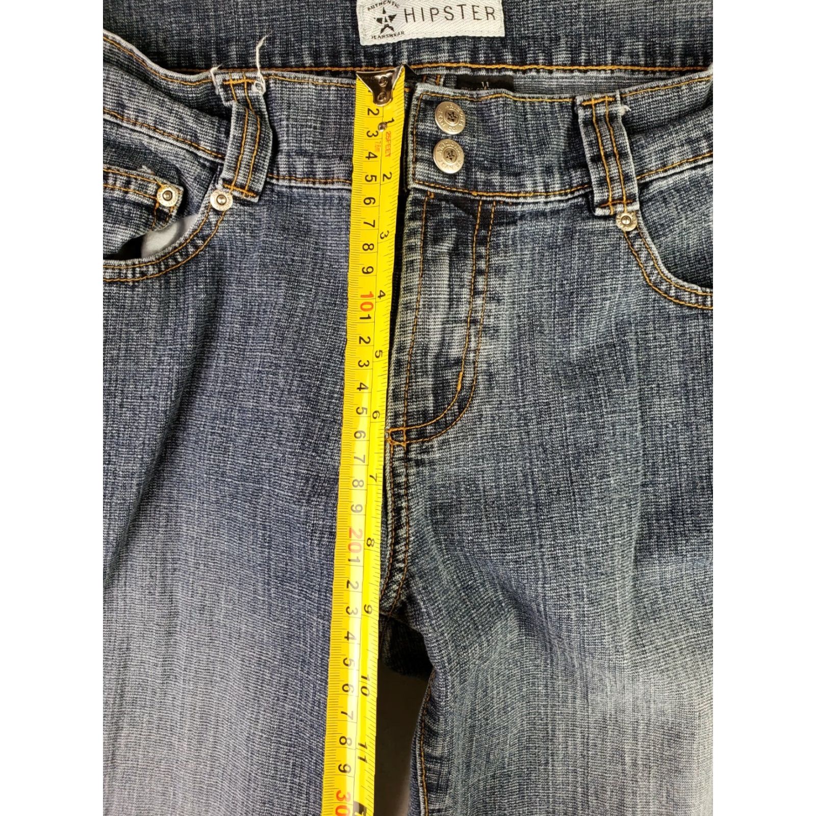 Vintage Arizona Jean Co. Womens Jeans 32x25 Bootcut Medium Wash Hipster Denim Blue Size 11 Regular Waist 32 Inseam 25 Z Size 27" / US 4 / IT 40 - 6 Thumbnail