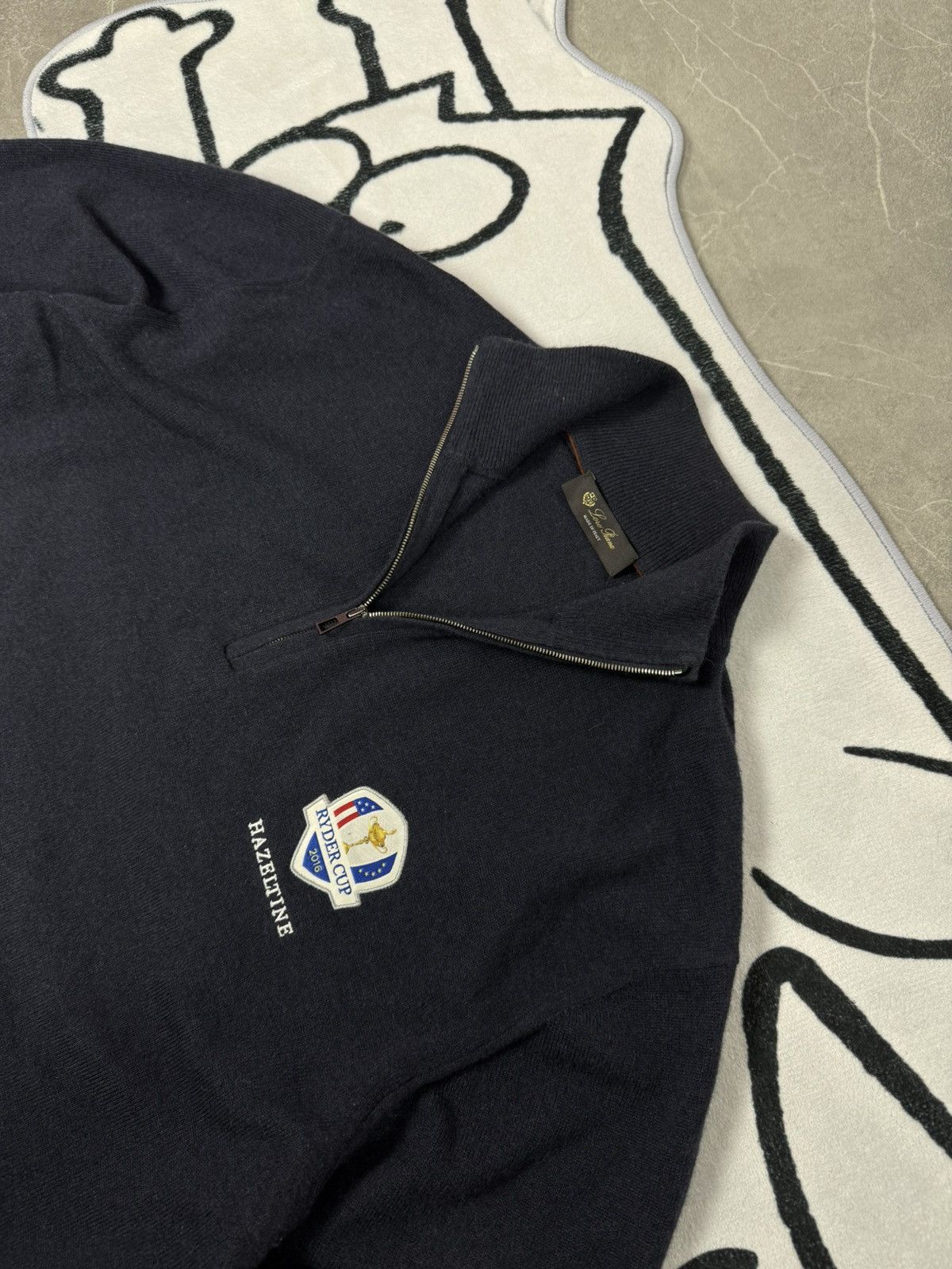 Loro Piana Loro Piana Half-Castle Rare Club Hazeltine Size L Dark Blue Size US L / EU 52-54 / 3 - 2 Thumbnail