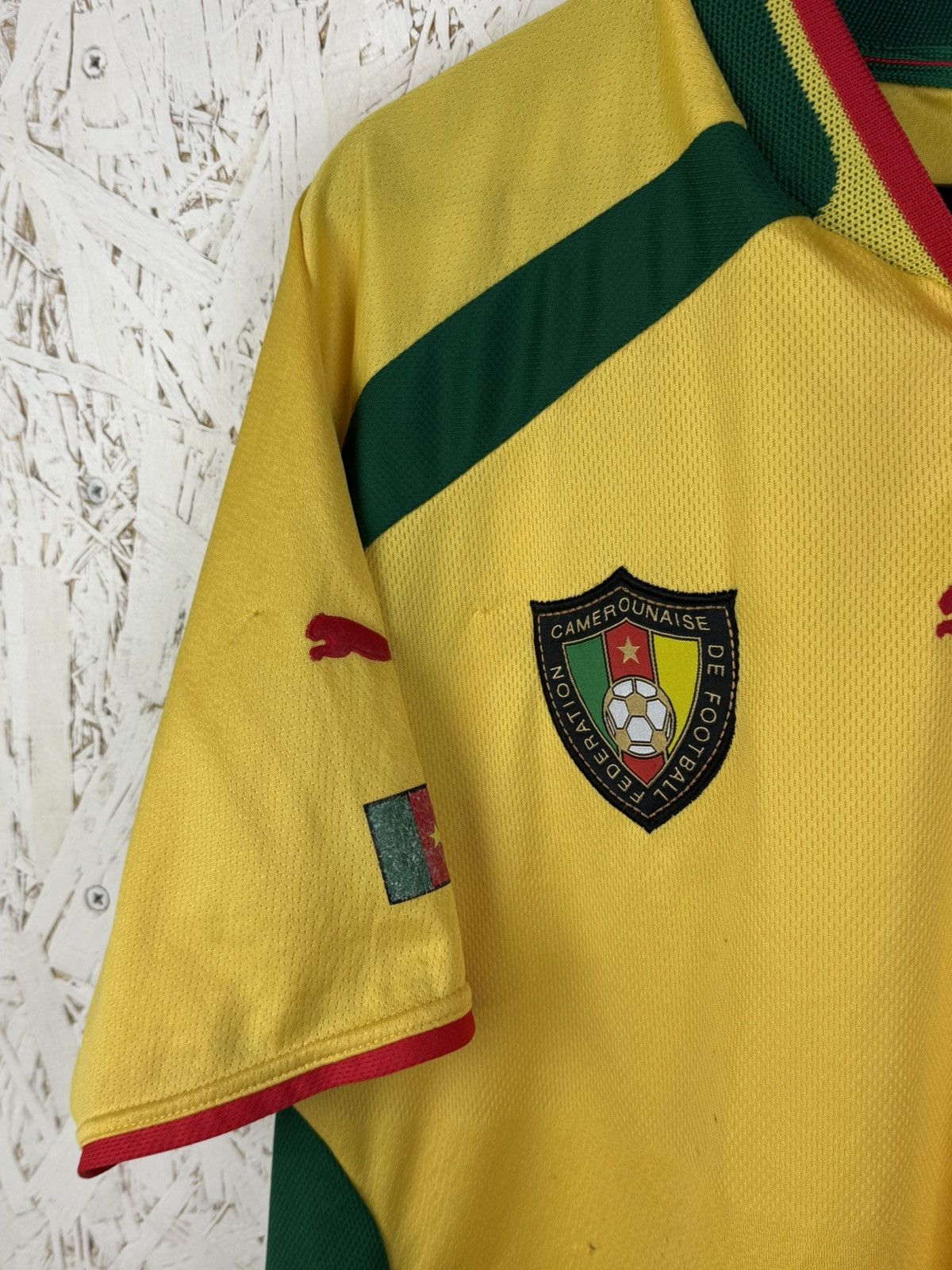 Puma Vintage Puma x Cameroon 2000 Away Kit Soccer Jersey XXL Size US XXL / EU 58 / 5 - 2 Thumbnail