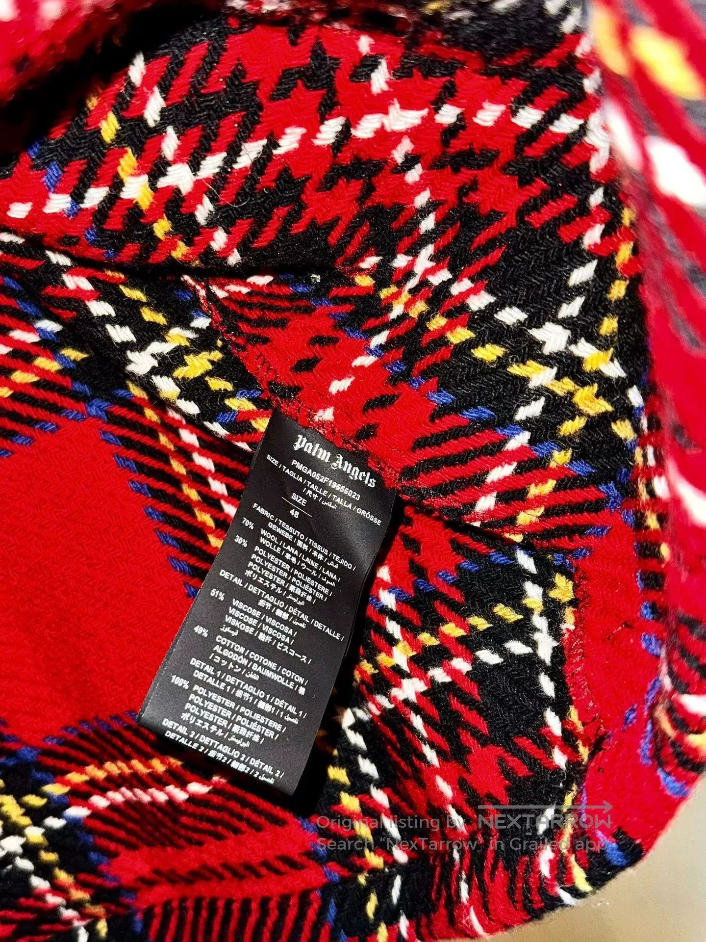 Palm Angels Palm Angels Wool Blend Shirt. Size US M / EU 48-50 / 2 - 6 Thumbnail