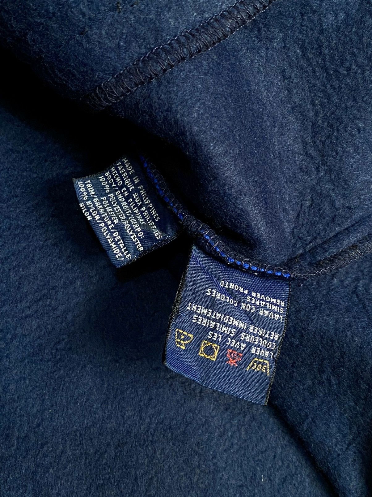 Tommy Hilfiger Vintage 90s Tommy Hilfiger Fleece Anorak Hoodie Jacket Size US M / EU 48-50 / 2 - 16 Thumbnail