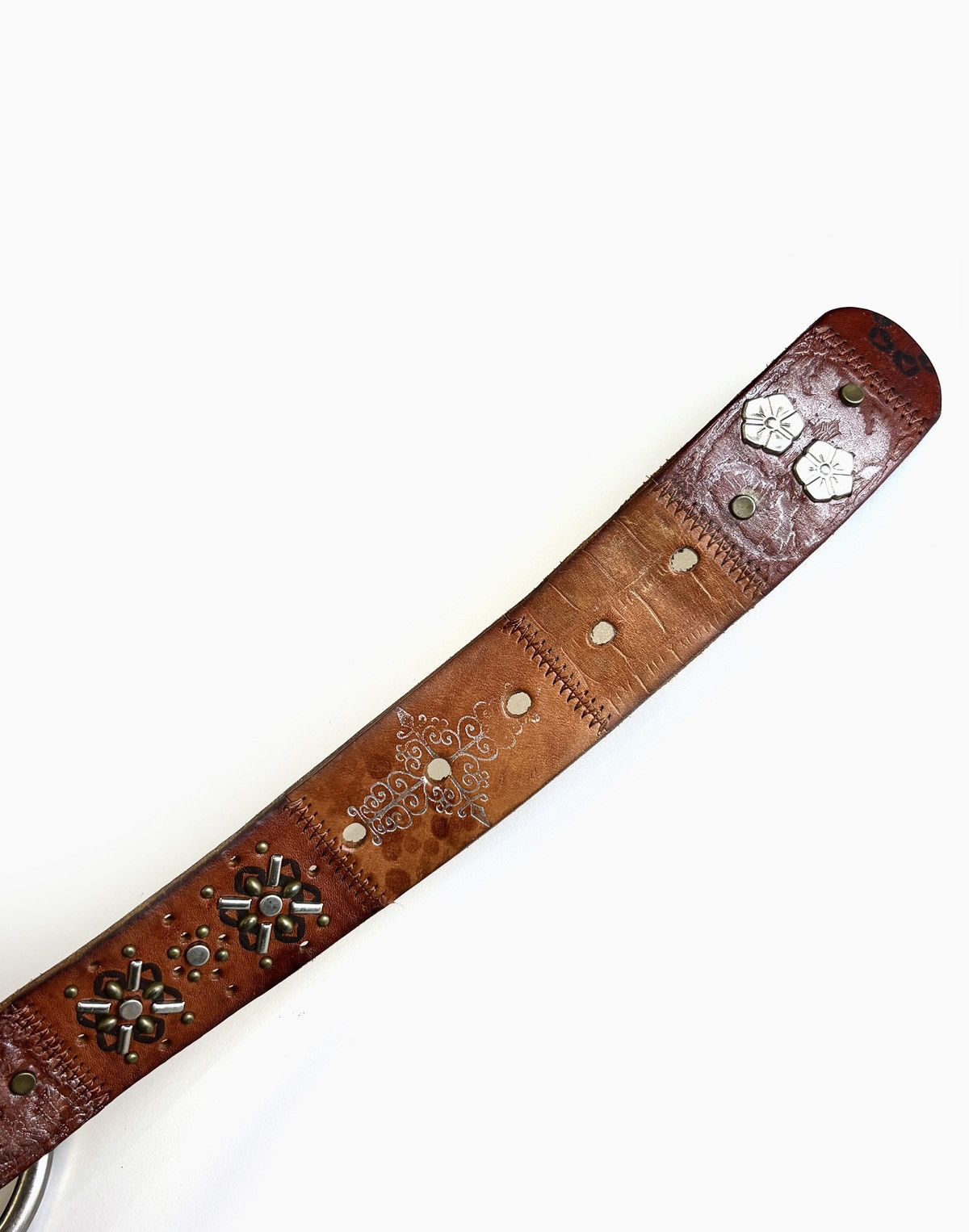 Fossil Fossil Patchwork Leather Belt Size ONE SIZE - 5 Thumbnail