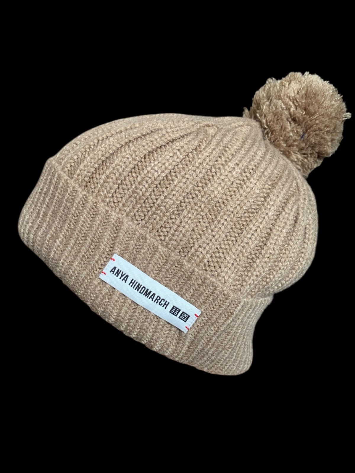Japanese Brand × Uniqlo Anya HindMarch Uniqlo Knitted Hat By Japanese Brand 🇯🇵 Size ONE SIZE - 6 Thumbnail