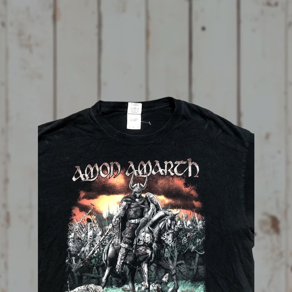Gildan AMON AMARTH DECEIVER OF THE GODS Tour T Shirt 2014 Size Large Black Crew Neck Short Sleeve Double-Sided Mens Band Metal Music Gildan L Size US L / EU 52-54 / 3 - 1 Thumbnail