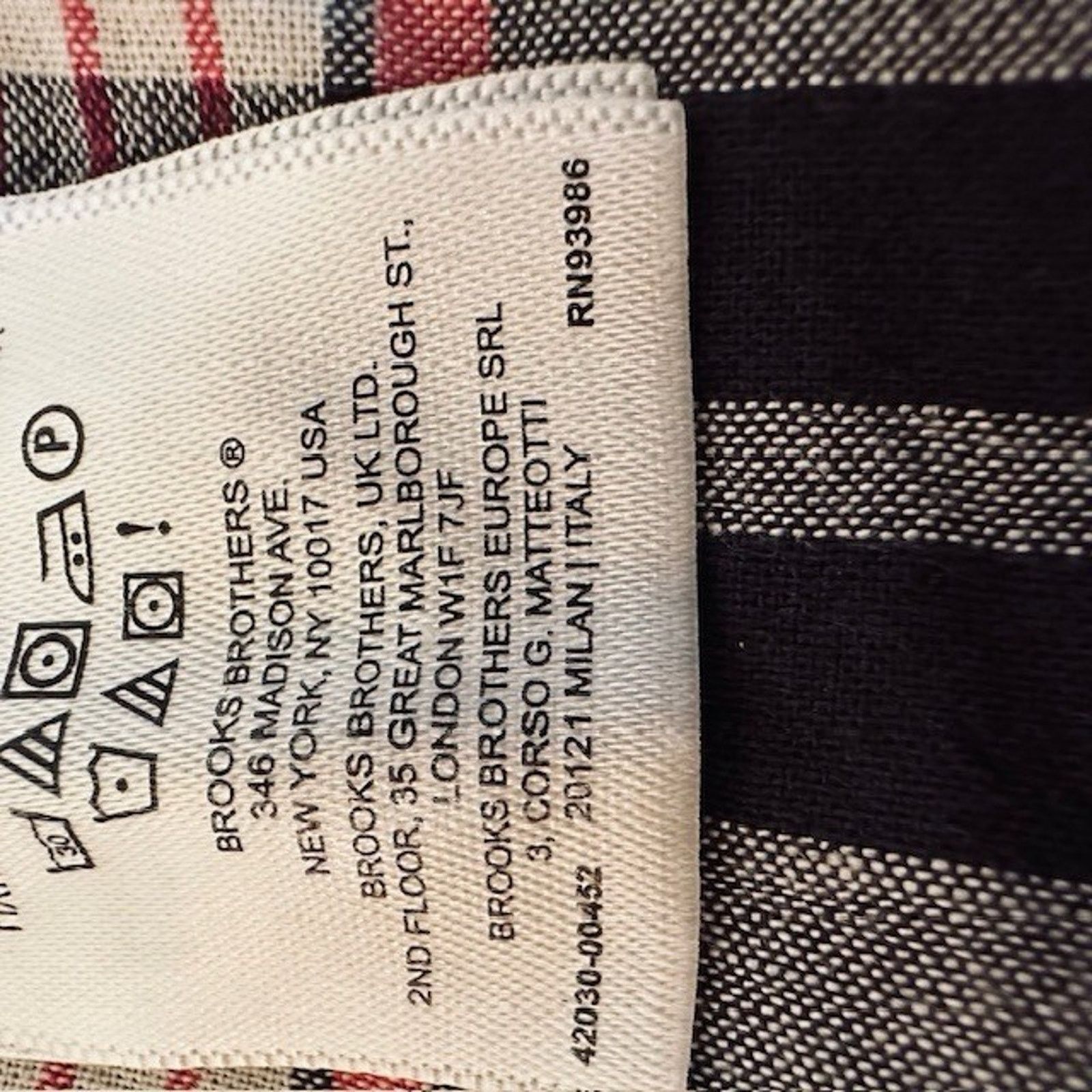 Brooks Brothers Brooks Brothers Red Fleece XL Button Shirt Red Plaid Cotton Size US XL / EU 56 / 4 - 13 Thumbnail