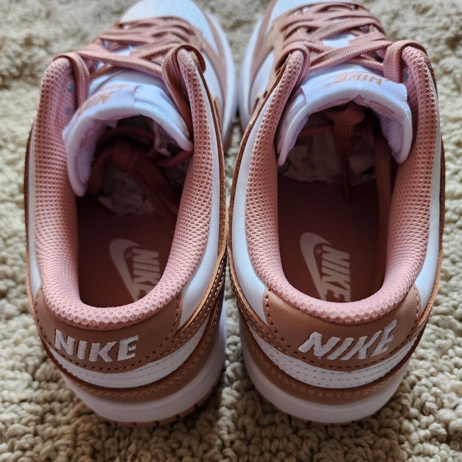 Nike Wmns Nike Dunk Low Rose Whisper Brand New Sz 8 Size US 8 / IT 38 - 6 Thumbnail