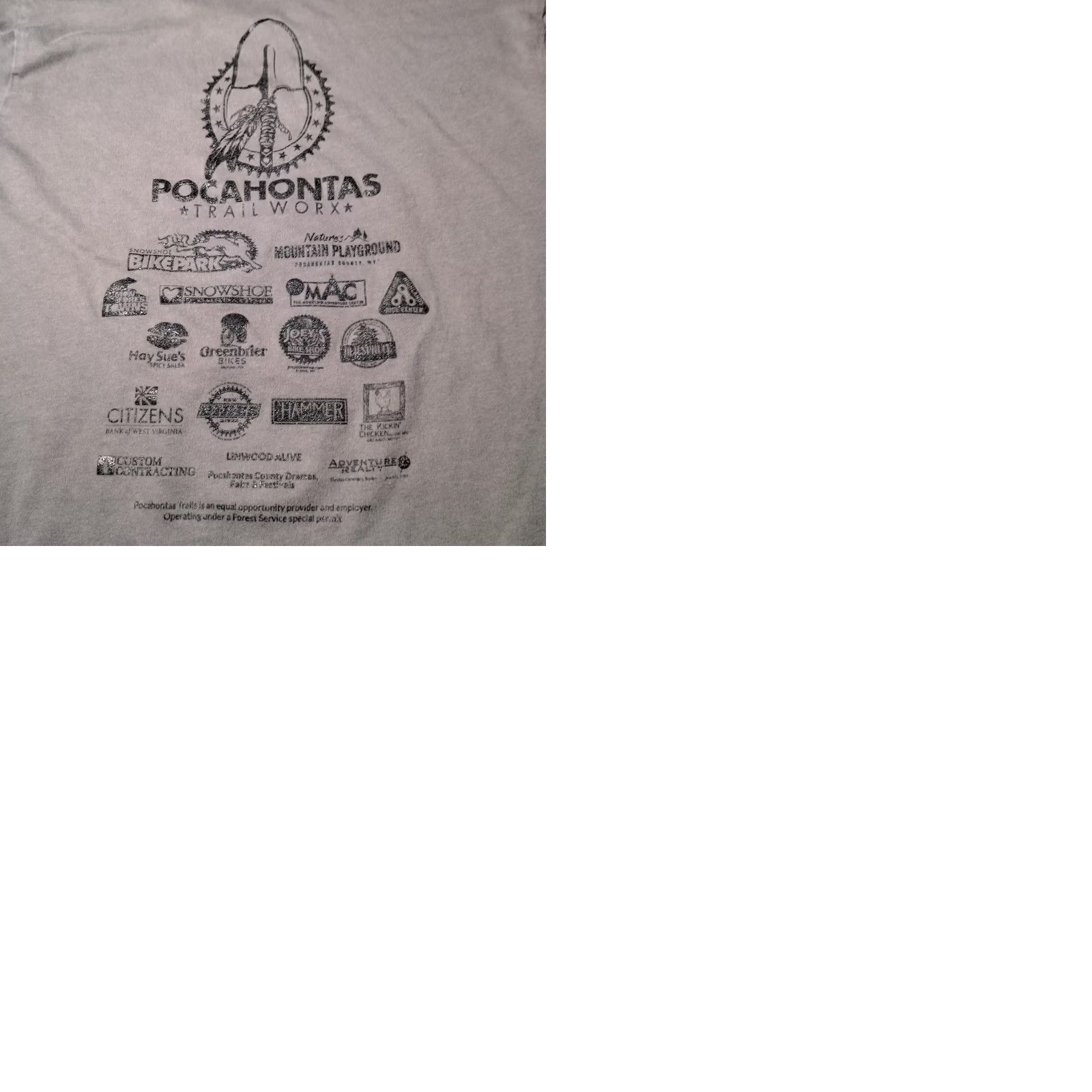 Vintage MTB Race Shirt Gray Small Men Slatyfork Enduro 23 Mountain Bike West Virginia Racing Bike Size US S / EU 44-46 / 1 - 9 Thumbnail