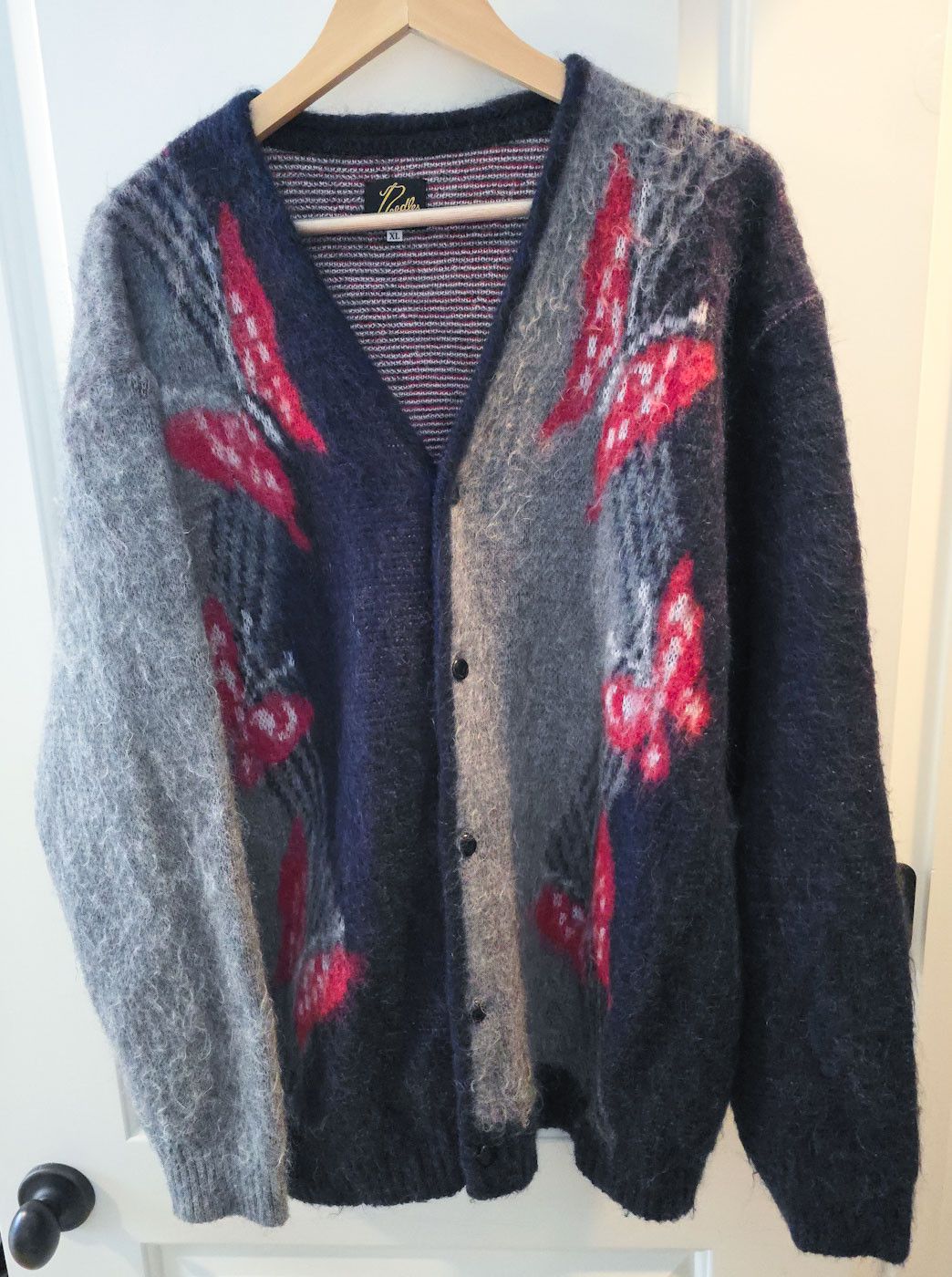 needles MLB BEAMSBOY mohair cardigan モヘア 長袖