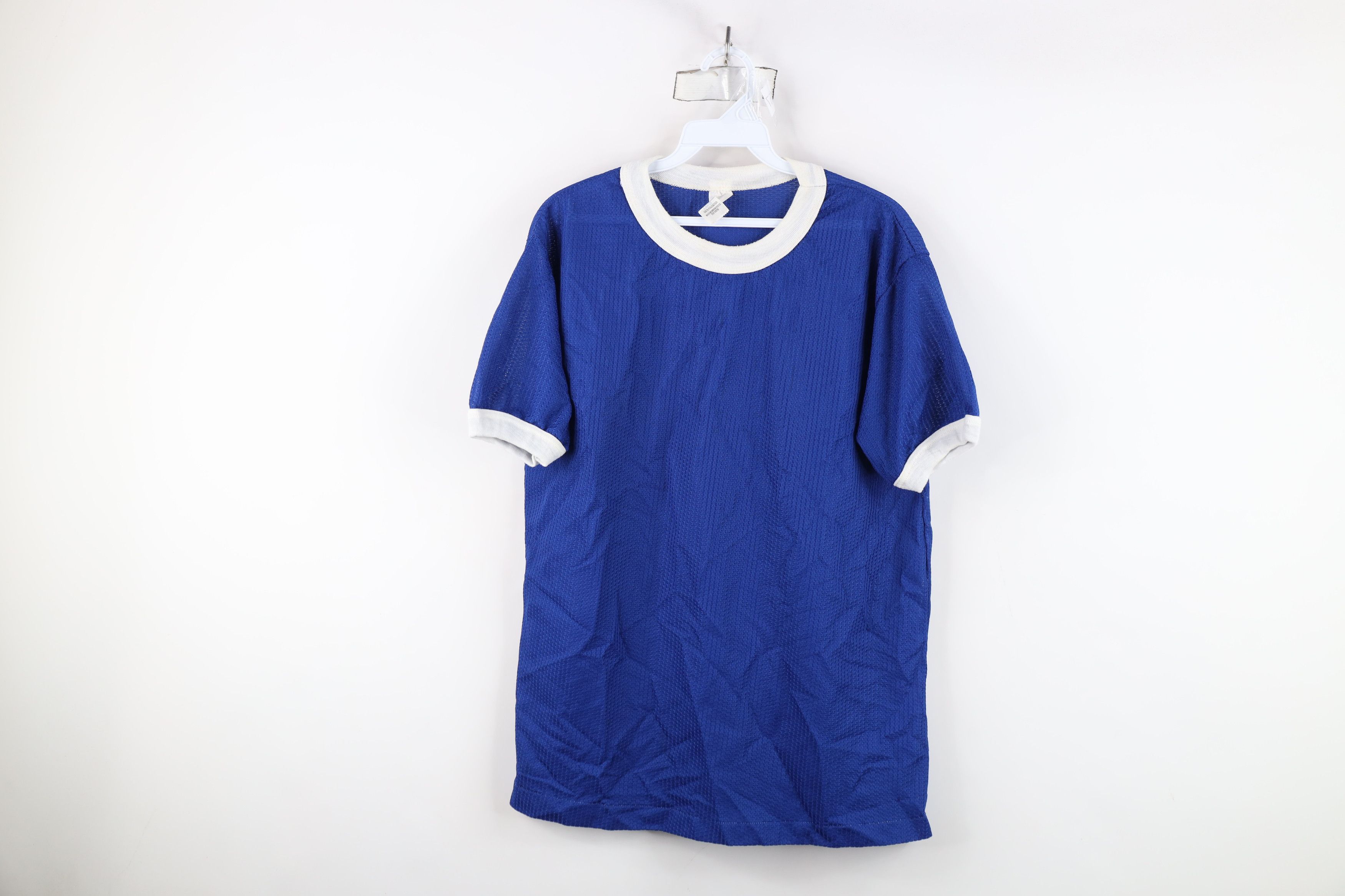 Vintage Vintage 70s Streetwear Short Sleeve Ringer Jersey T-Shirt Size US L / EU 52-54 / 3 - 1 Thumbnail
