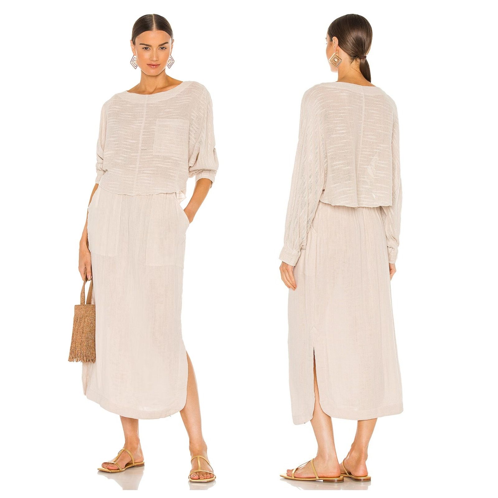 Free People Free People Easy Weekend Skirt Size Large Size 37" - 1 Thumbnail