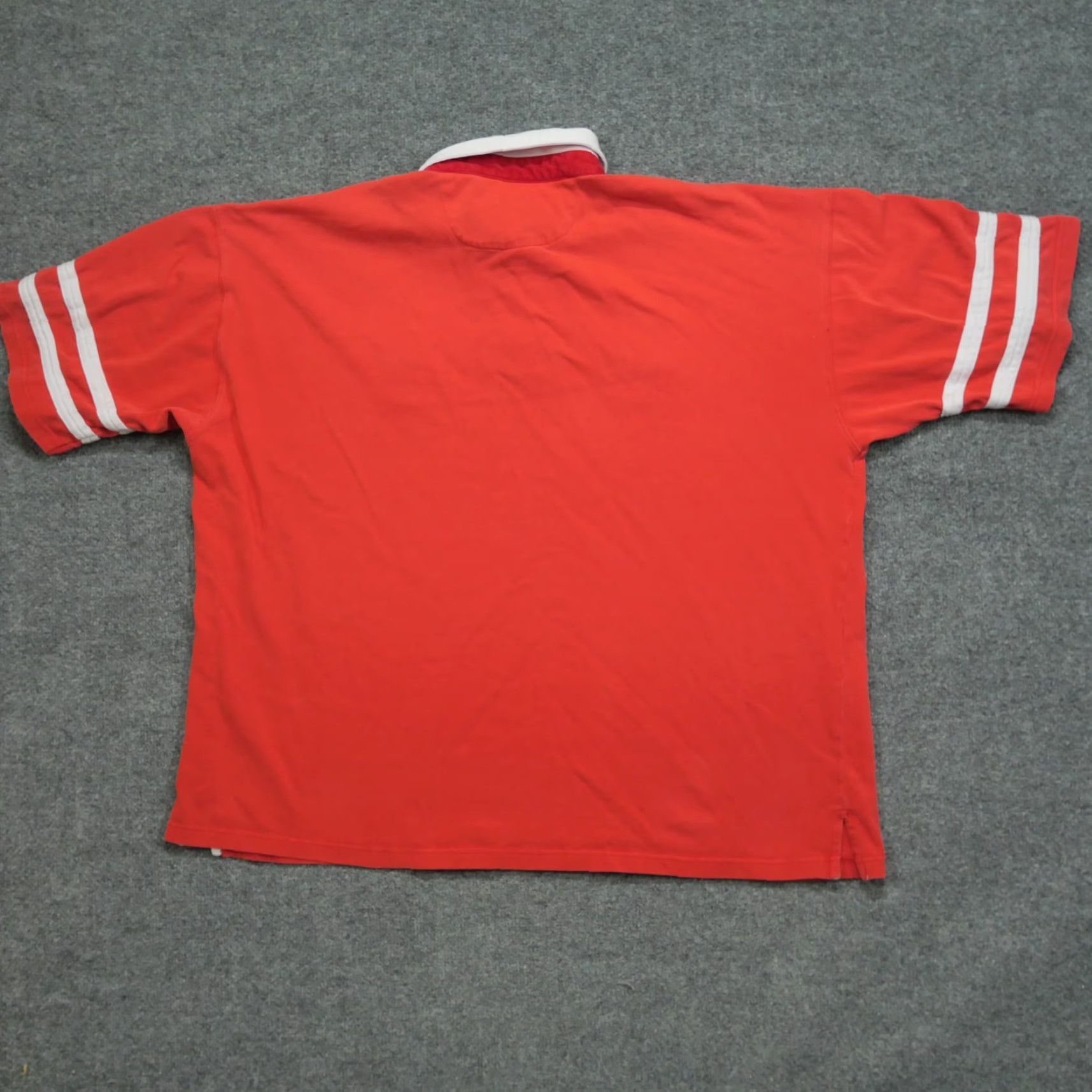 Vintage VINTAGE Rugby Seven Shirt Mens 2XL Red Wales Jersey Hong Kong 2005 Y2K Polo Short Sleeve Collared Knit Cotton Logo 90s Football Mens Size US XXL / EU 58 / 5 - 7 Thumbnail