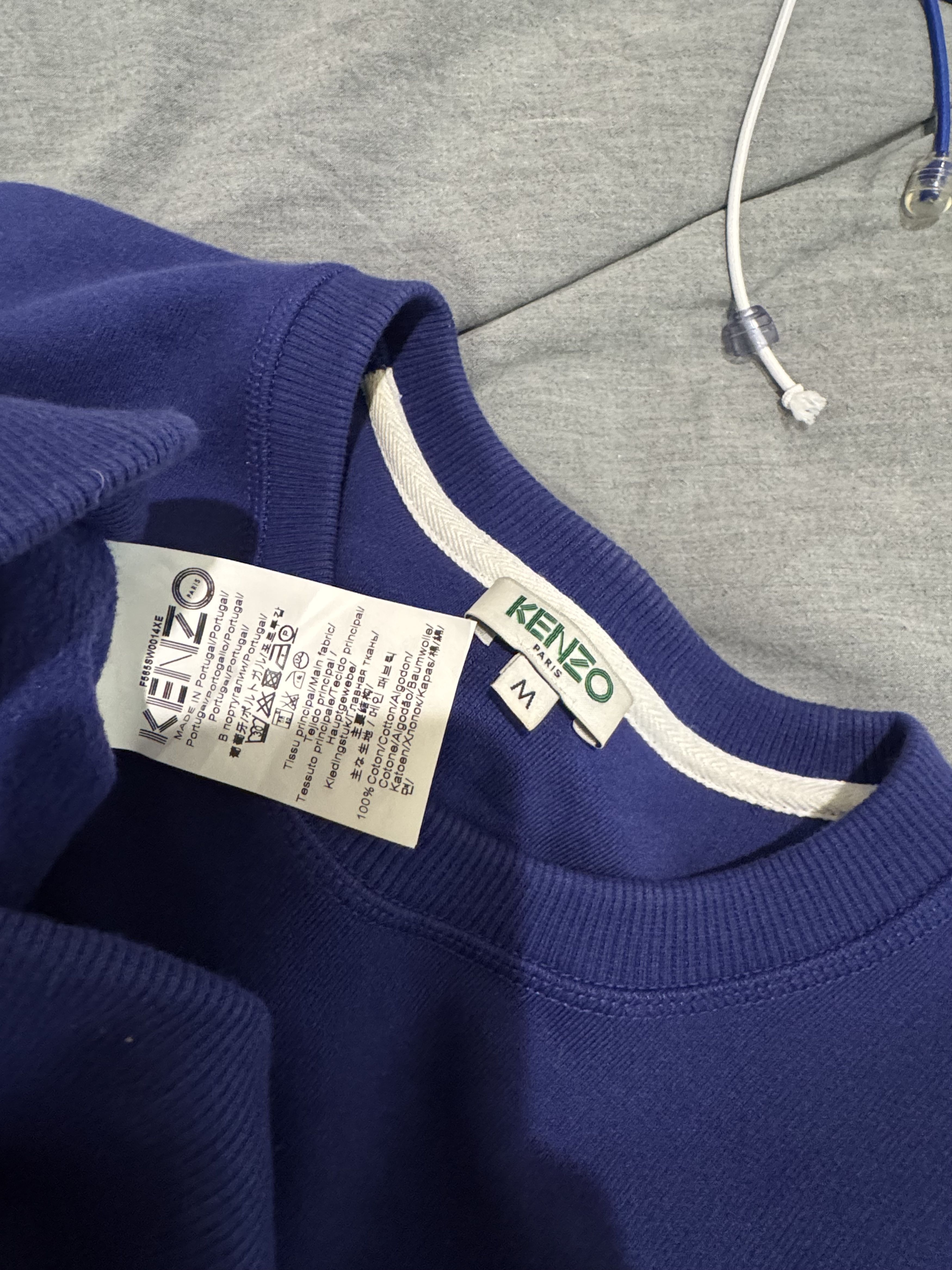 Kenzo Kenzo Paris Blue Black Tiger Sweatershirt Medium Size US M / EU 48-50 / 2 - 5 Thumbnail