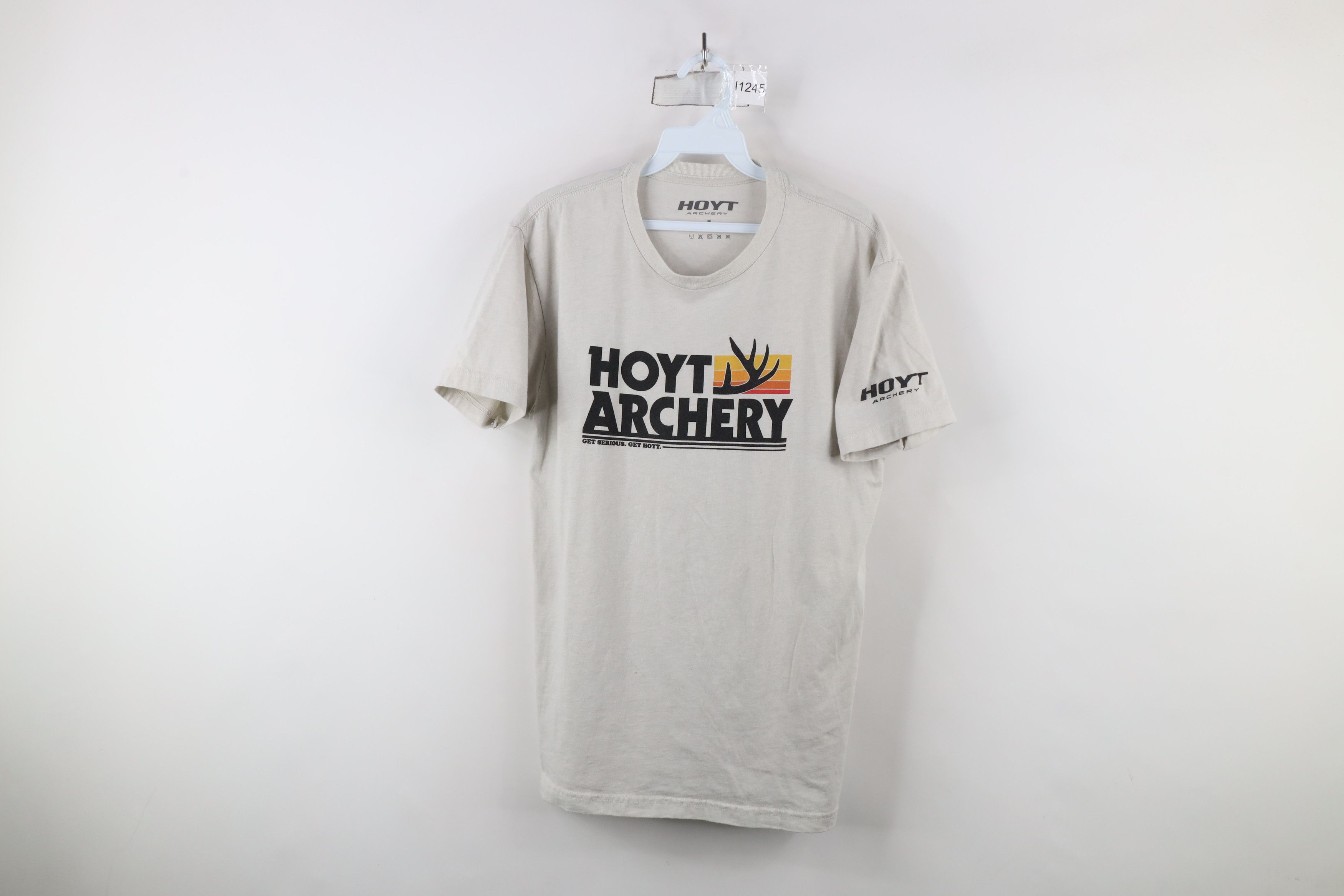 Vintage Hoyt Archery Spell Out Hunting Short Sleeve T-Shirt Gray Size US M / EU 48-50 / 2 - 1 Thumbnail