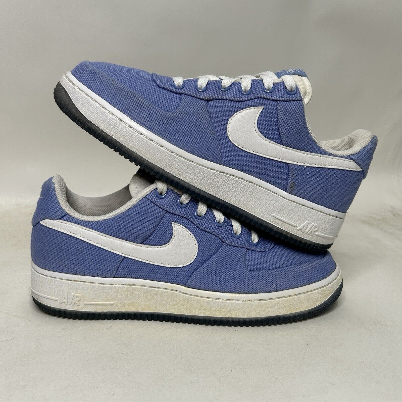 Nike Nike Shoes Air Force 1 WMNS Canvas “Purple White” 2008 Size US 8.5 / IT 38.5 - 1 Thumbnail