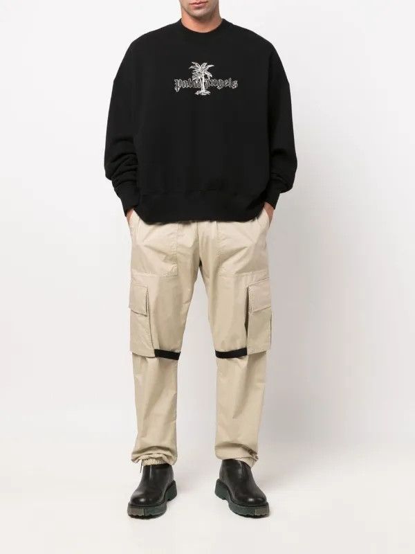 Off-White o1gr1nt0125 Diag Tab Cotton Cargo Pant in Dark Sand Size US 28 / EU 44 - 2 Thumbnail