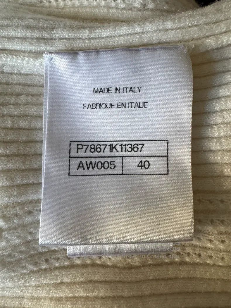 Chanel Chanel Early spring holiday tie-up white knitwear sweater Size S / US 4 / IT 40 - 5 Thumbnail