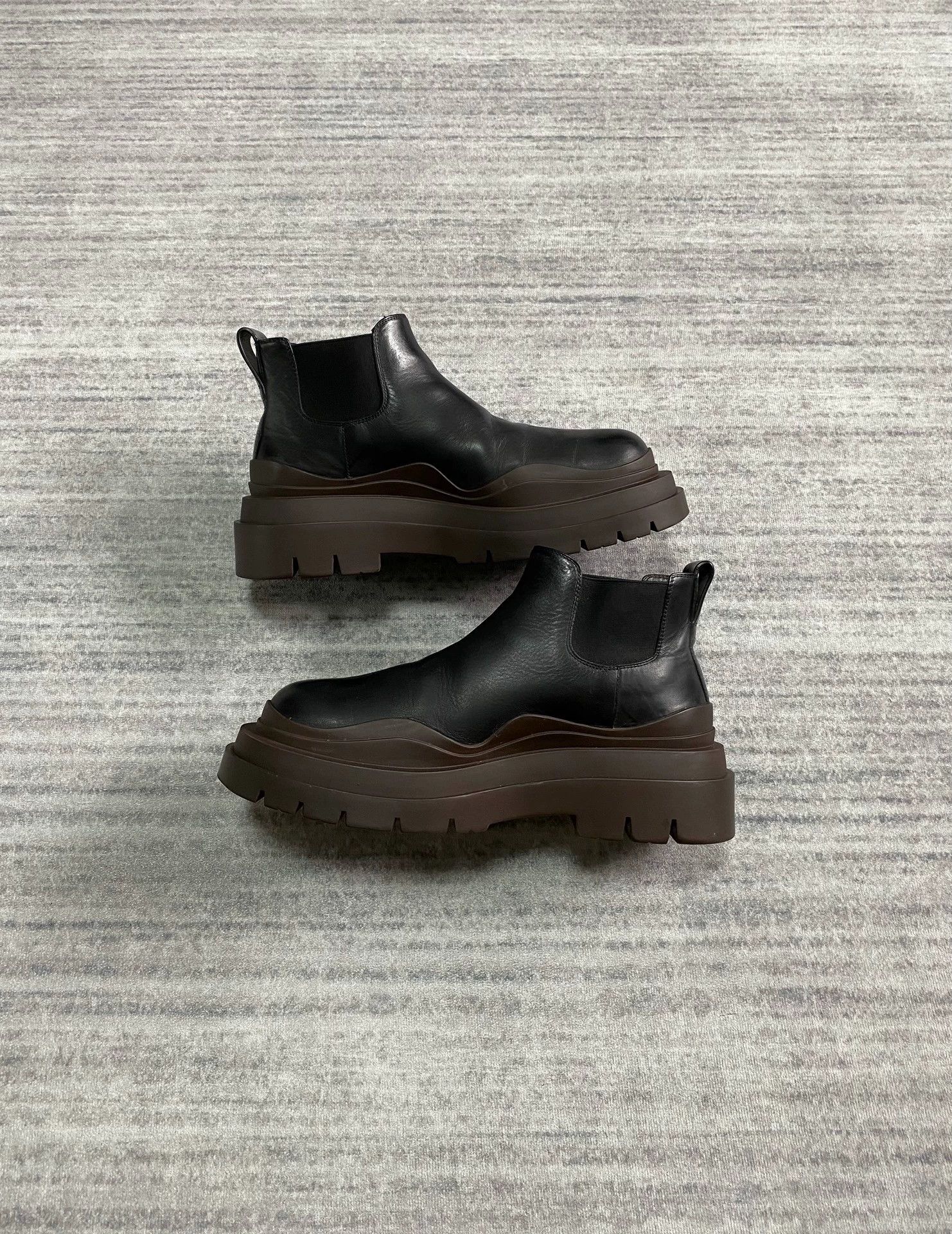 Bottega Veneta BV Tire Brown Boot 39 Size US 8.5 / IT 38.5 - 4 Thumbnail