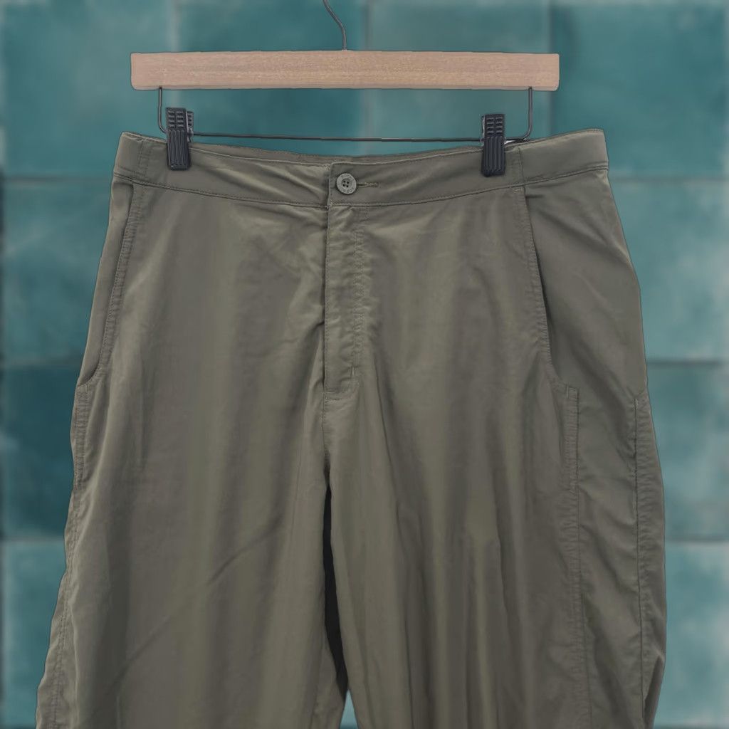 Royal Robbins VINTAGE Royal Robbins Pants Womens 10 Olive Green Nylon Stretch Hiking Travel Quick Dry Size 32" / US 10 / IT 46 - 1 Thumbnail
