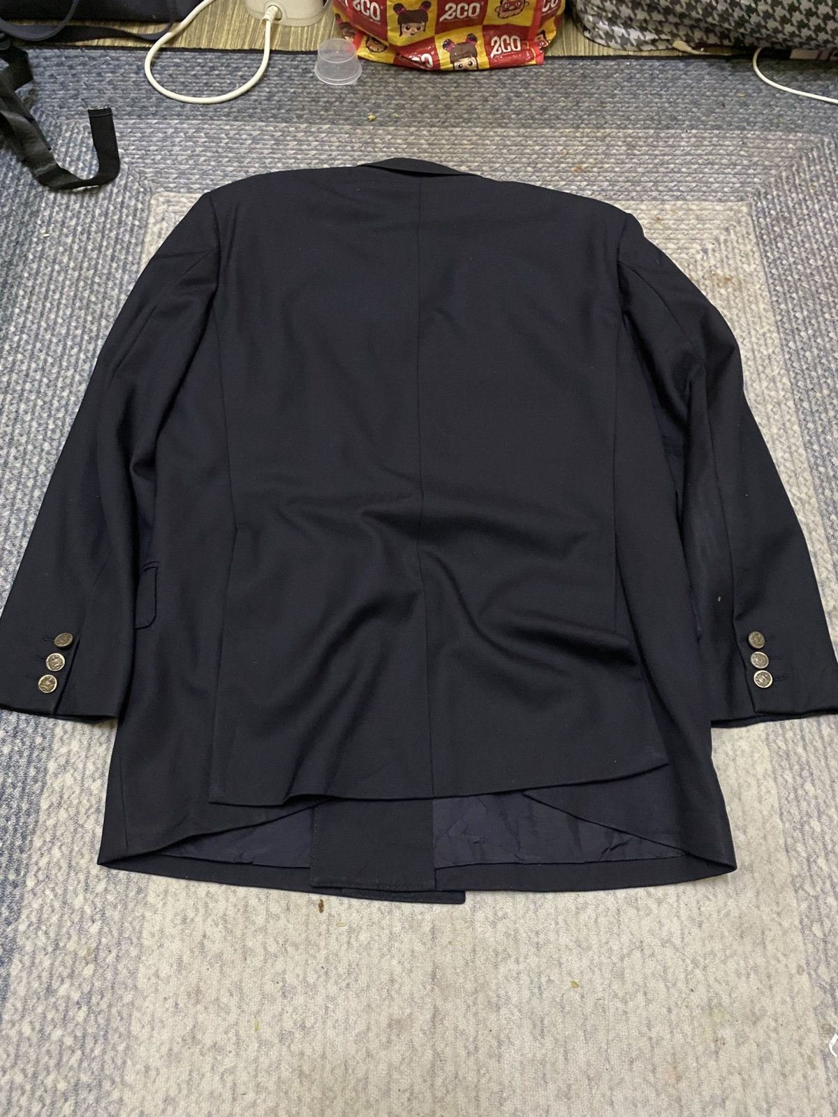 Celine CELINE PARIS DOUBLE BREAST BLAZER STAMPED LOGO BUTTON Size US S / EU 44-46 / 1 - 4 Thumbnail