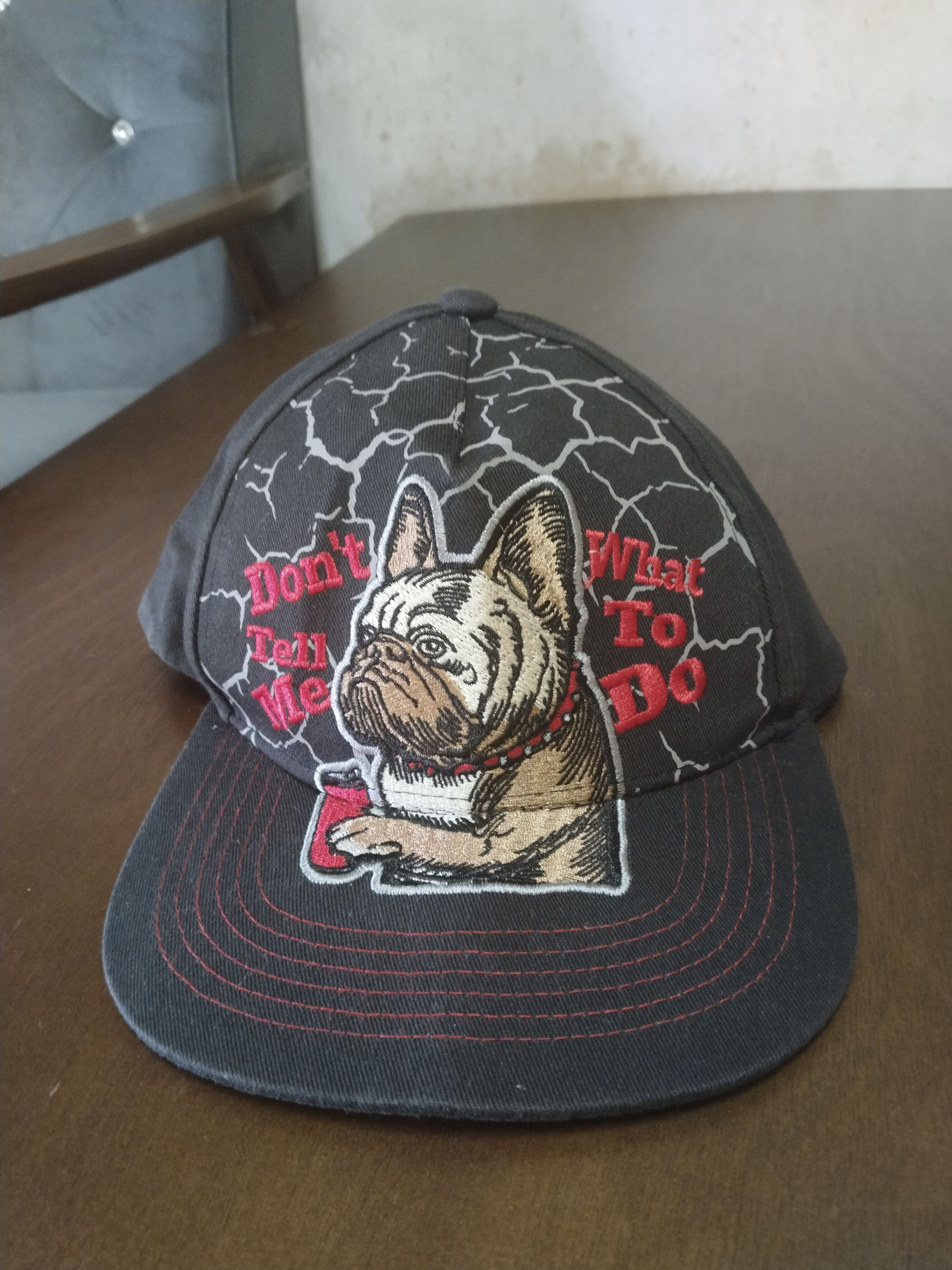 The Unbranded Brand THE EMBROIDERY BULLDOG CAP ADJUSTABLE SNAPBACK Size ONE SIZE - 1 Thumbnail