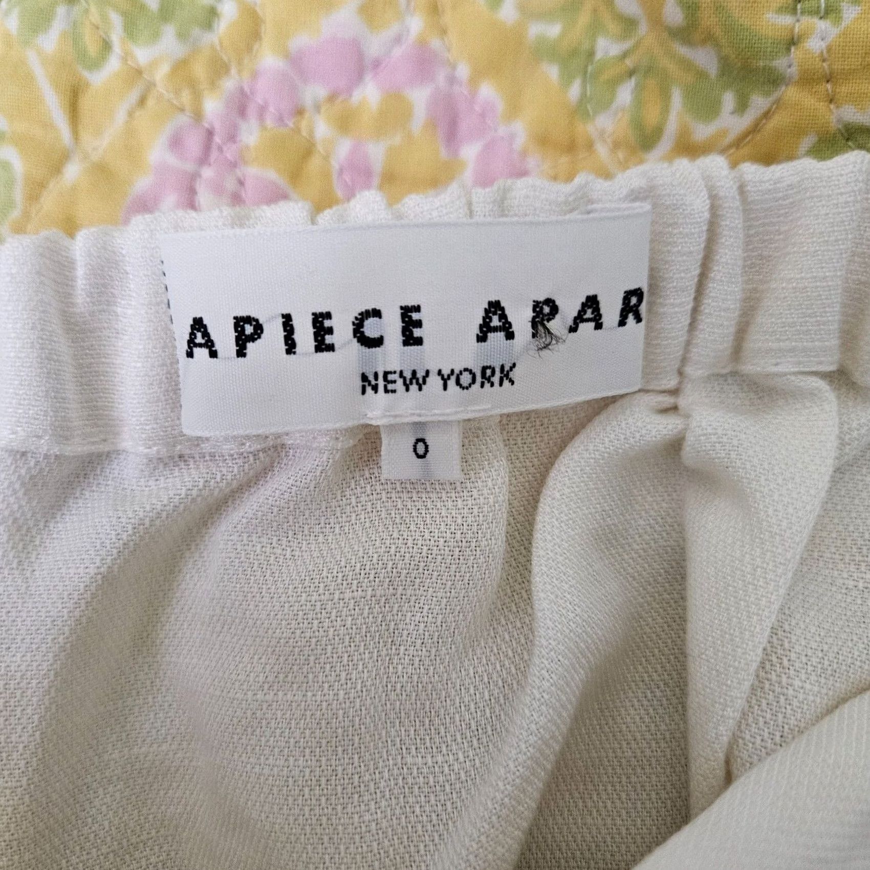 Apiece Apart APIECE APART Women's White Cropped Ruffle Off the Shoulder Top Size 0 Size XS / US 0-2 / IT 36-38 - 6 Thumbnail