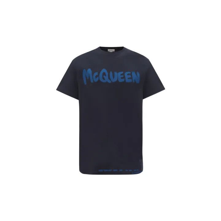 Alexander McQueen Alexander McQueen Logo Print Short Sleeve T-Shirt 0079 Size US S / EU 44-46 / 1 - 1 Thumbnail