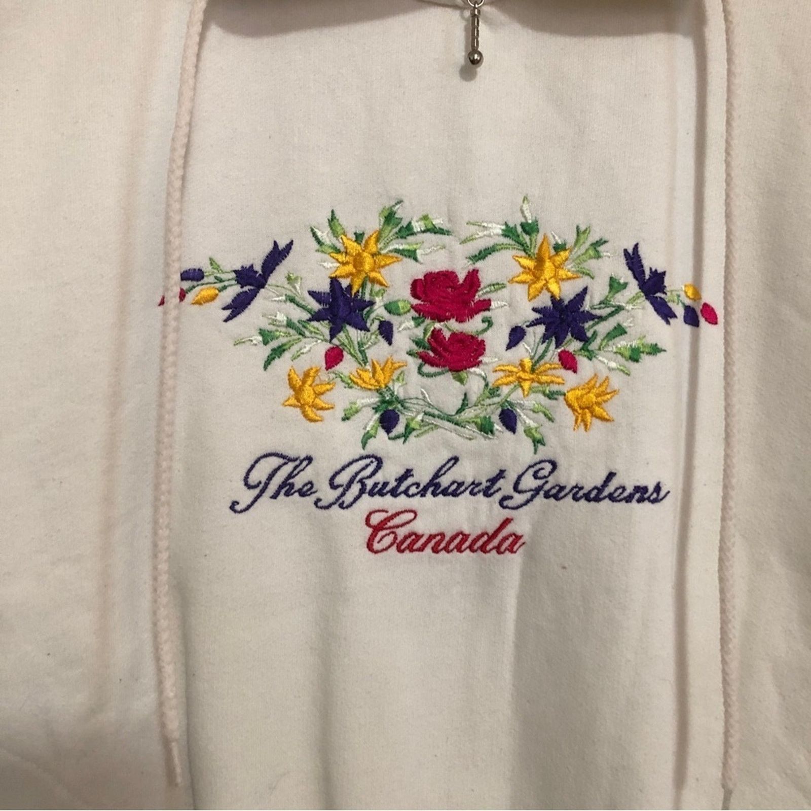 Other Vintage 90's Cityscape Floral Pullover Sweatshirt Sweater Size M / US 6-8 / IT 42-44 - 3 Thumbnail