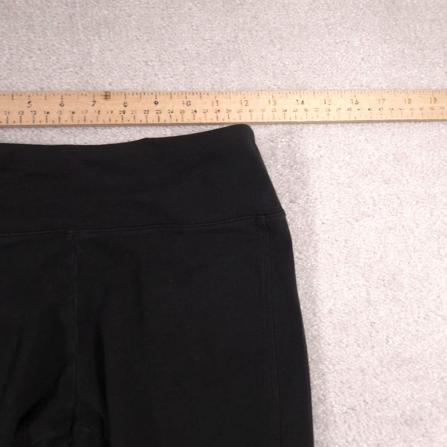 Vintage VINTAGE Victoria Sport Leggings Womens M Black High Rise Lattice Ankle Yoga Size 32" / US 10 / IT 46 - 5 Thumbnail