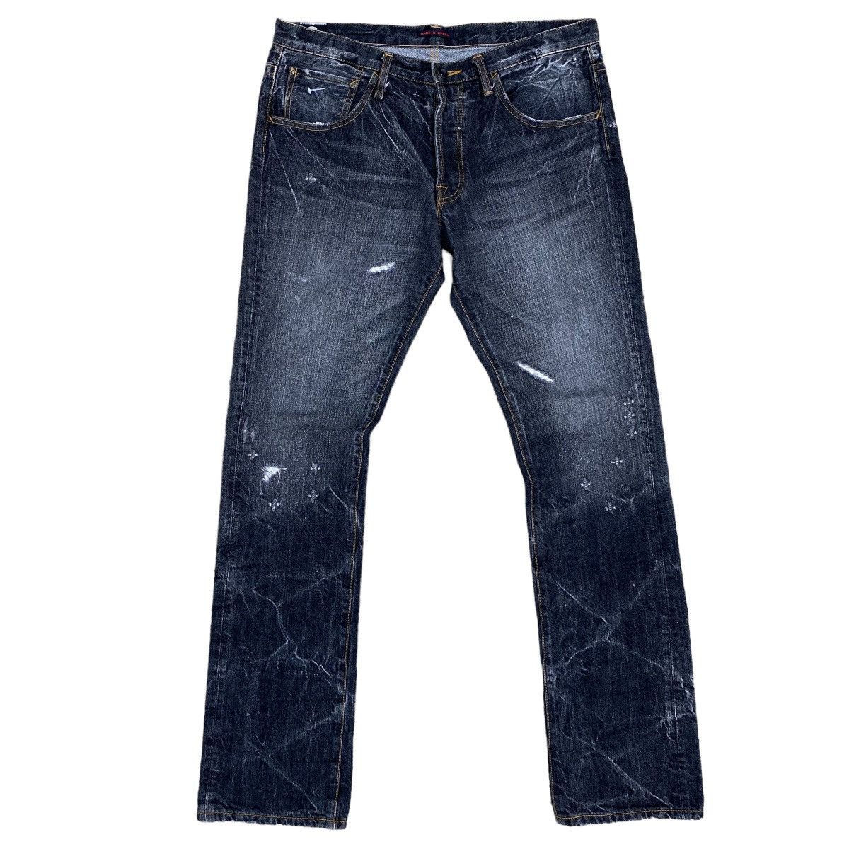 Vintage Blueway Mudwash Flare Denim Jeans