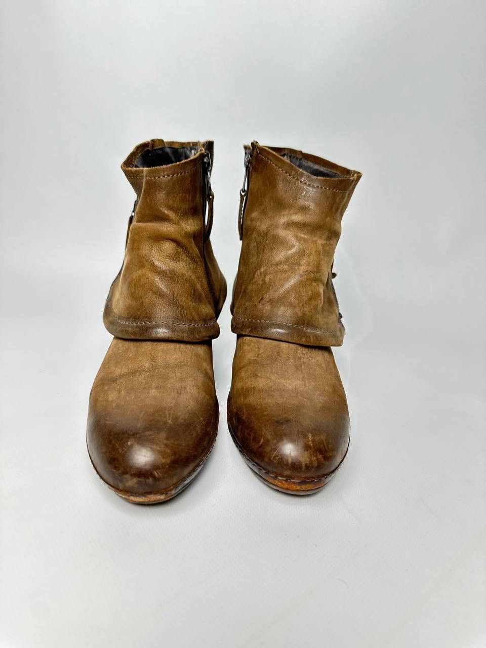 A.S.98 AS98 Avant Garde Guidi Style Leather Boots Size US 9 / IT 39 - 3 Thumbnail
