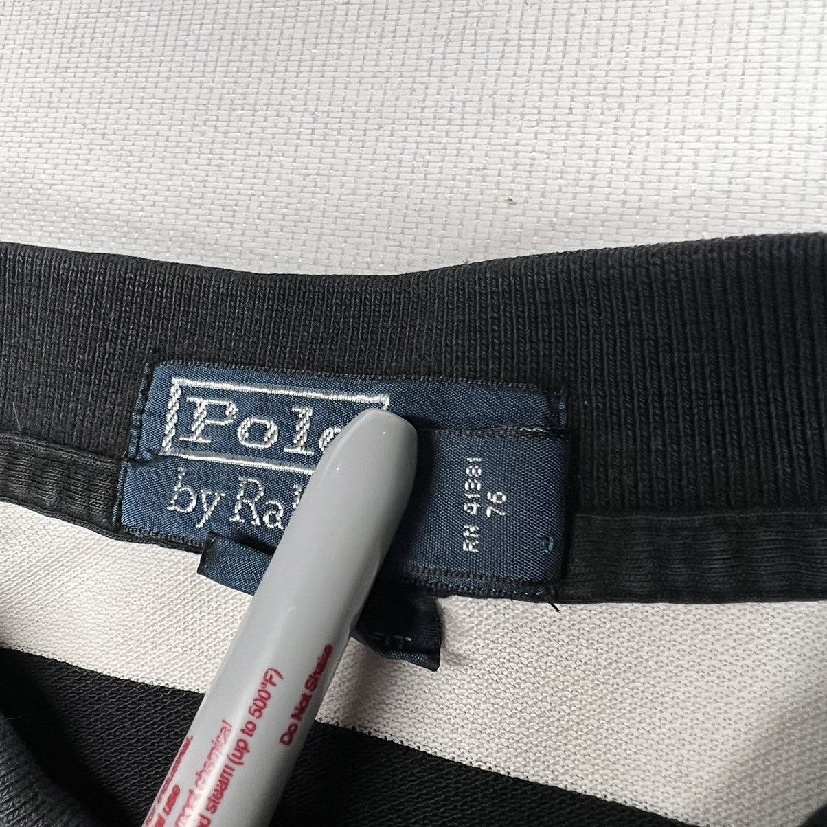 Polo Ralph Lauren Polo Ralph Lauren Polo Shirt Black White Striped Custom Fit Size US XL / EU 56 / 4 - 8 Thumbnail