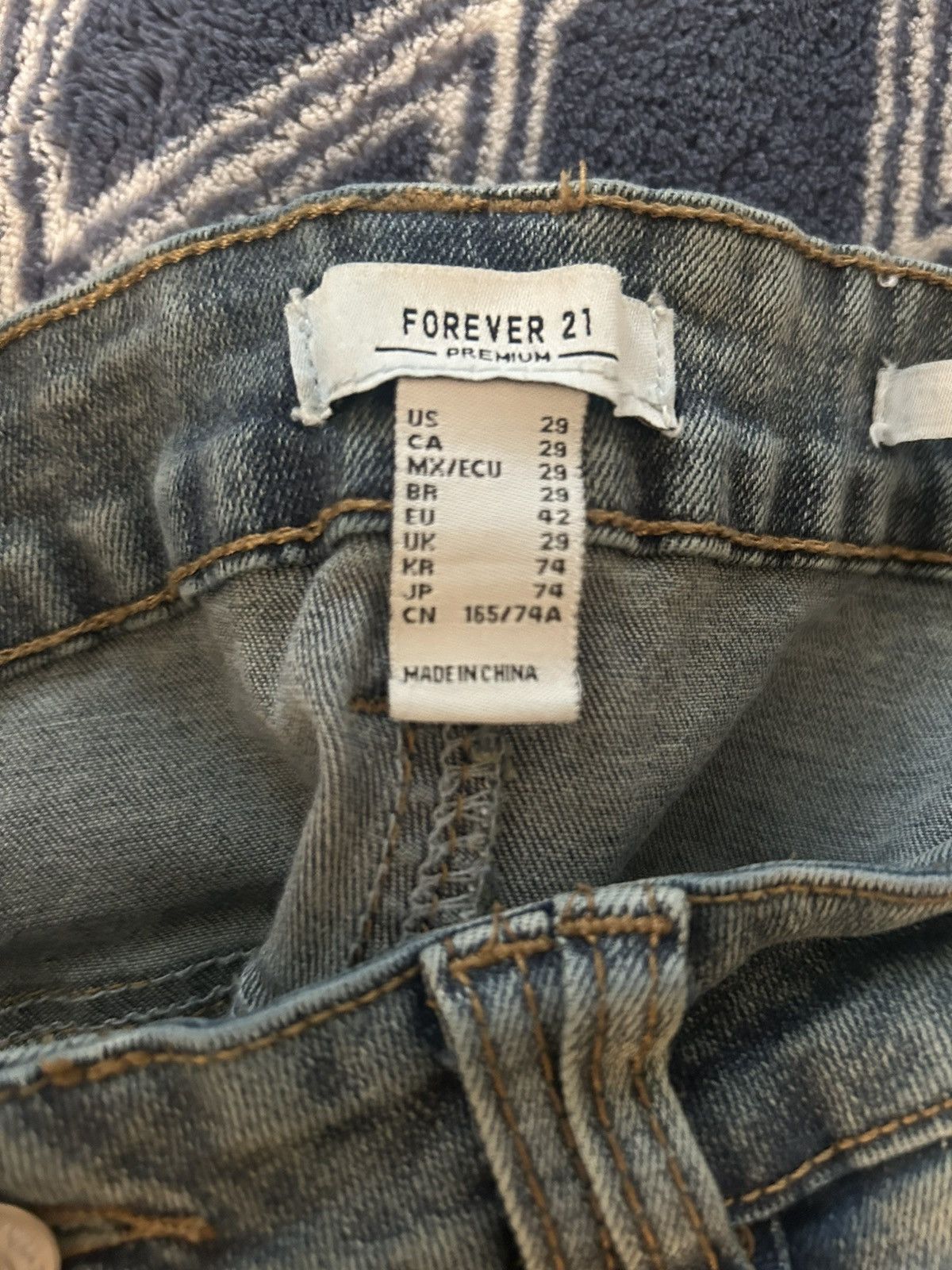 Forever 21 STRETCH CARGO Size 29" - 5 Thumbnail